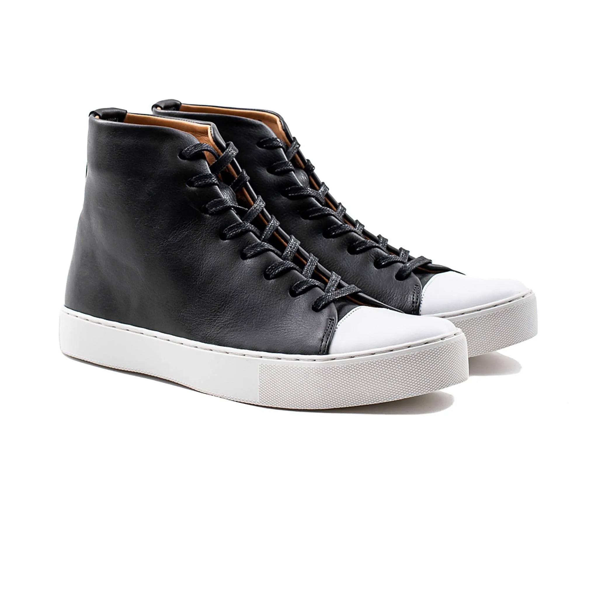 Abington Hi Toe Cap - Veau Noir