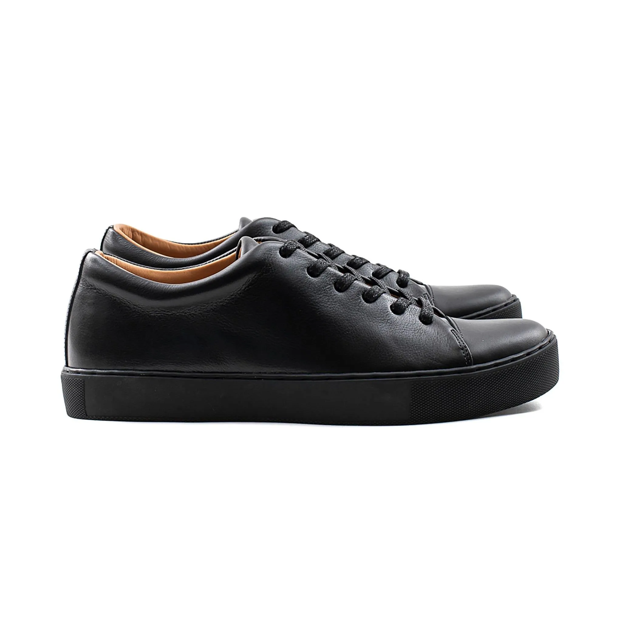 Abington Toe Cap - Veau entièrement noir