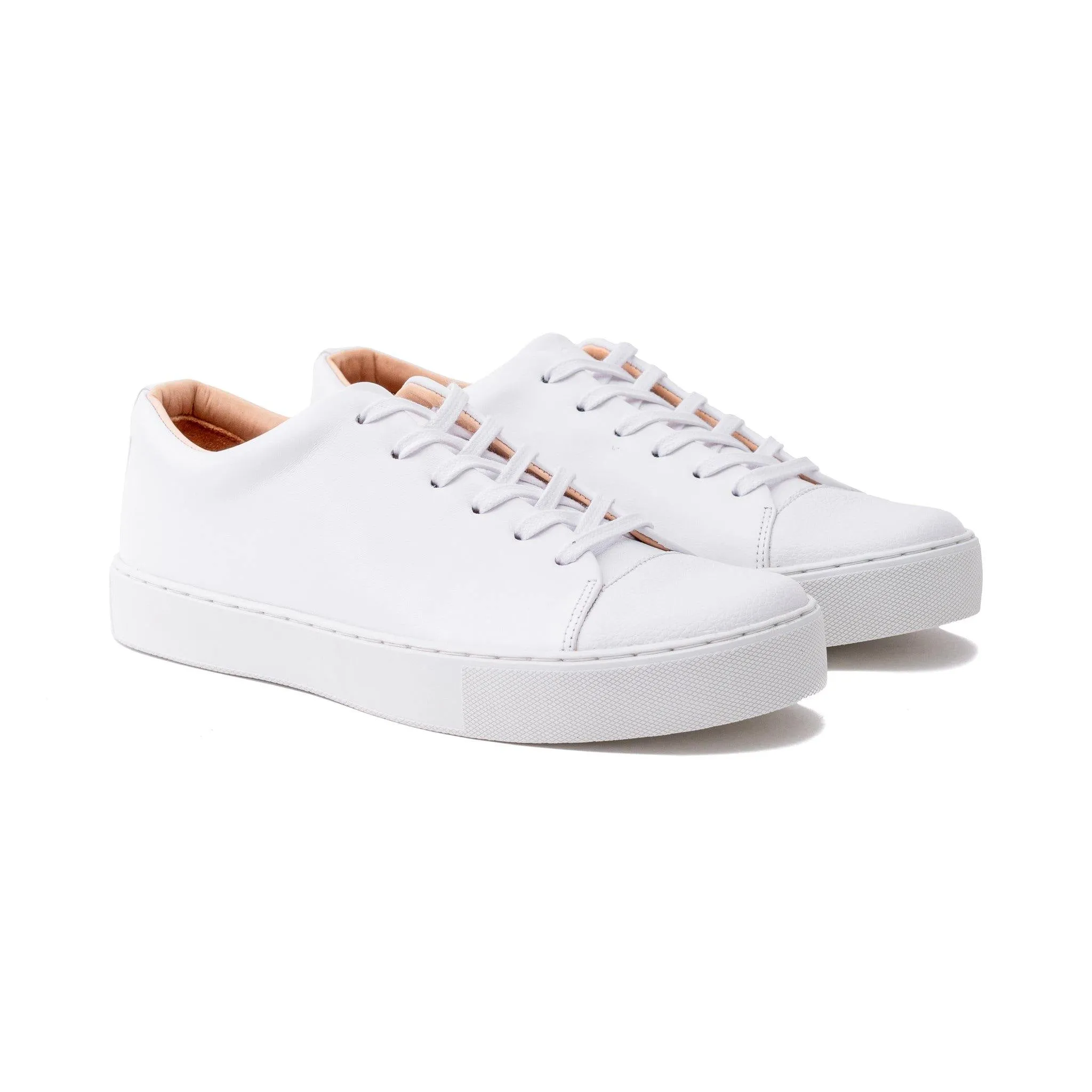 Abington Toe Cap - Toute en veau blanc