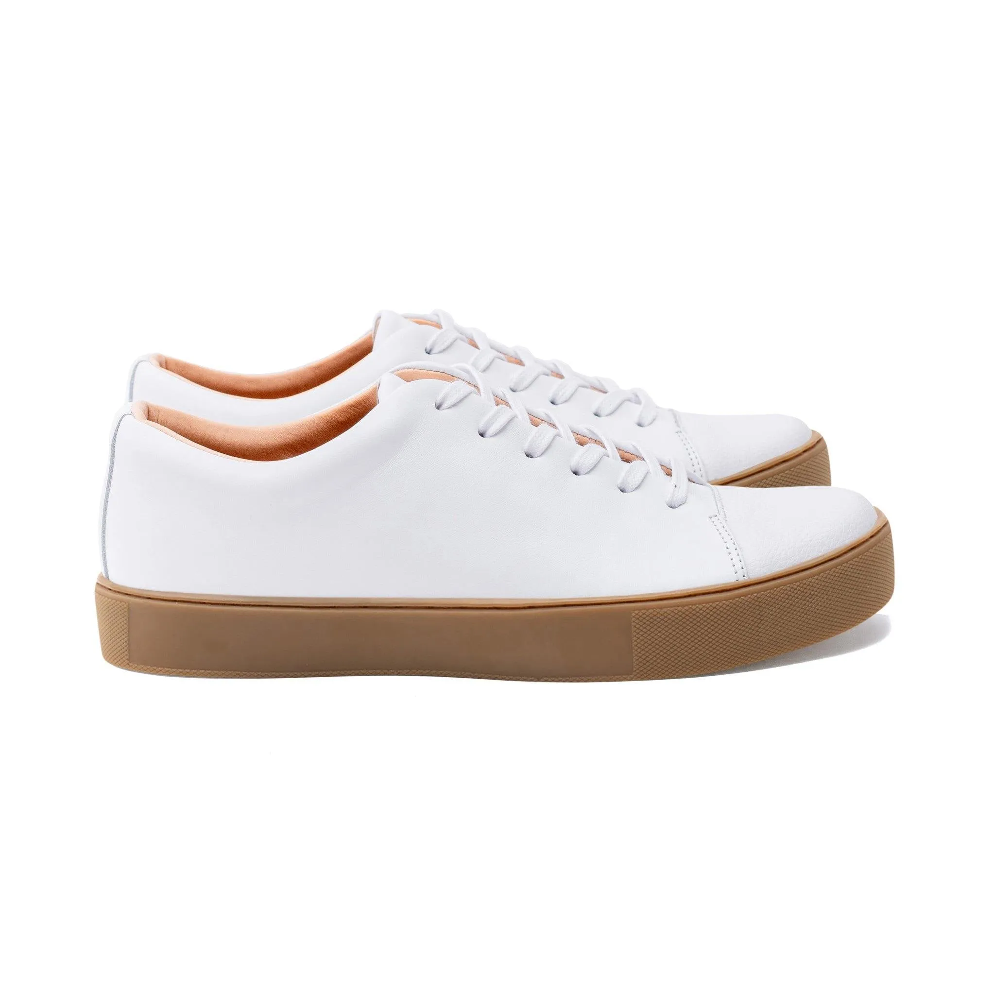 Abington Toe Cap - Toute en veau blanc