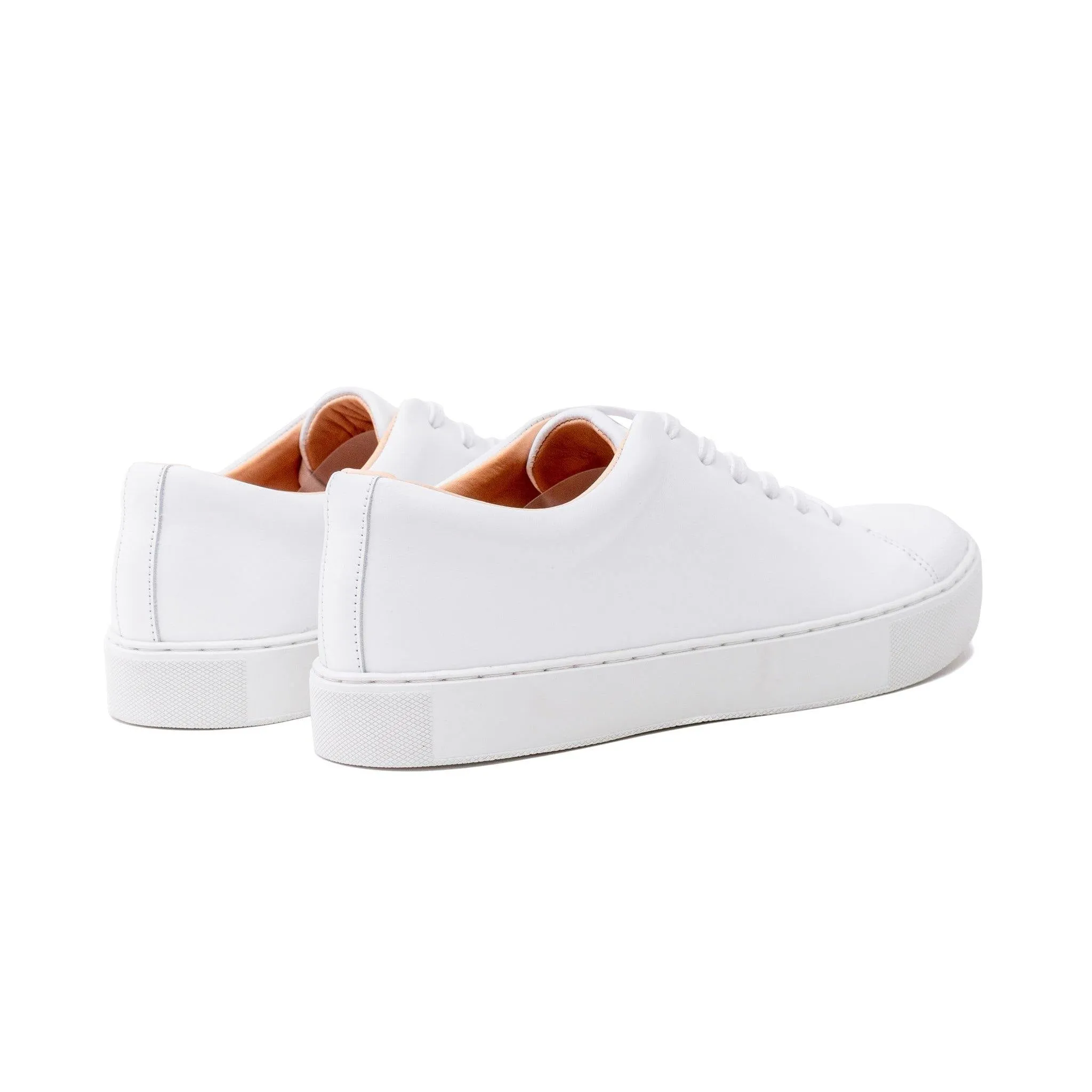Abington Toe Cap - Toute en veau blanc