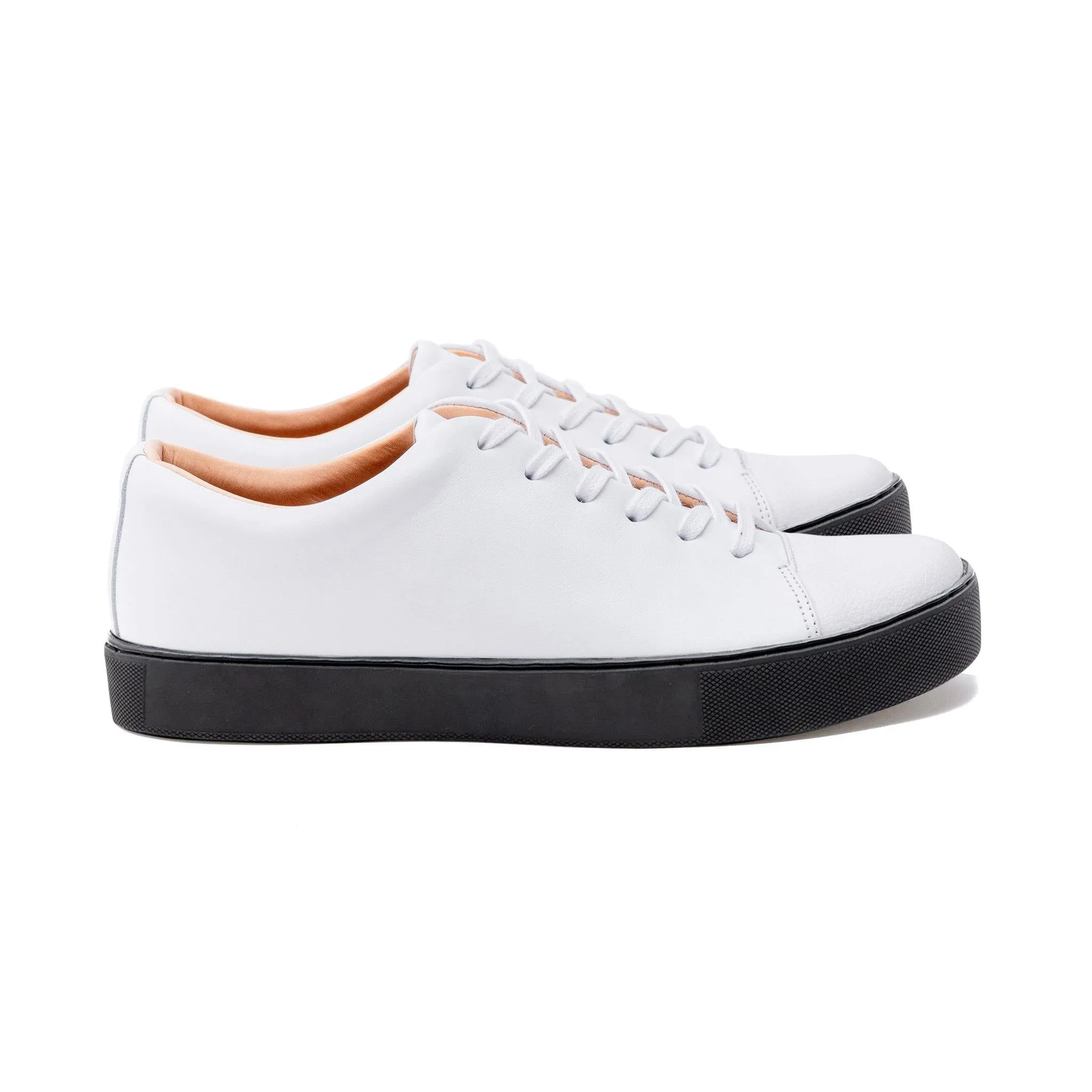 Abington Toe Cap - Toute en veau blanc