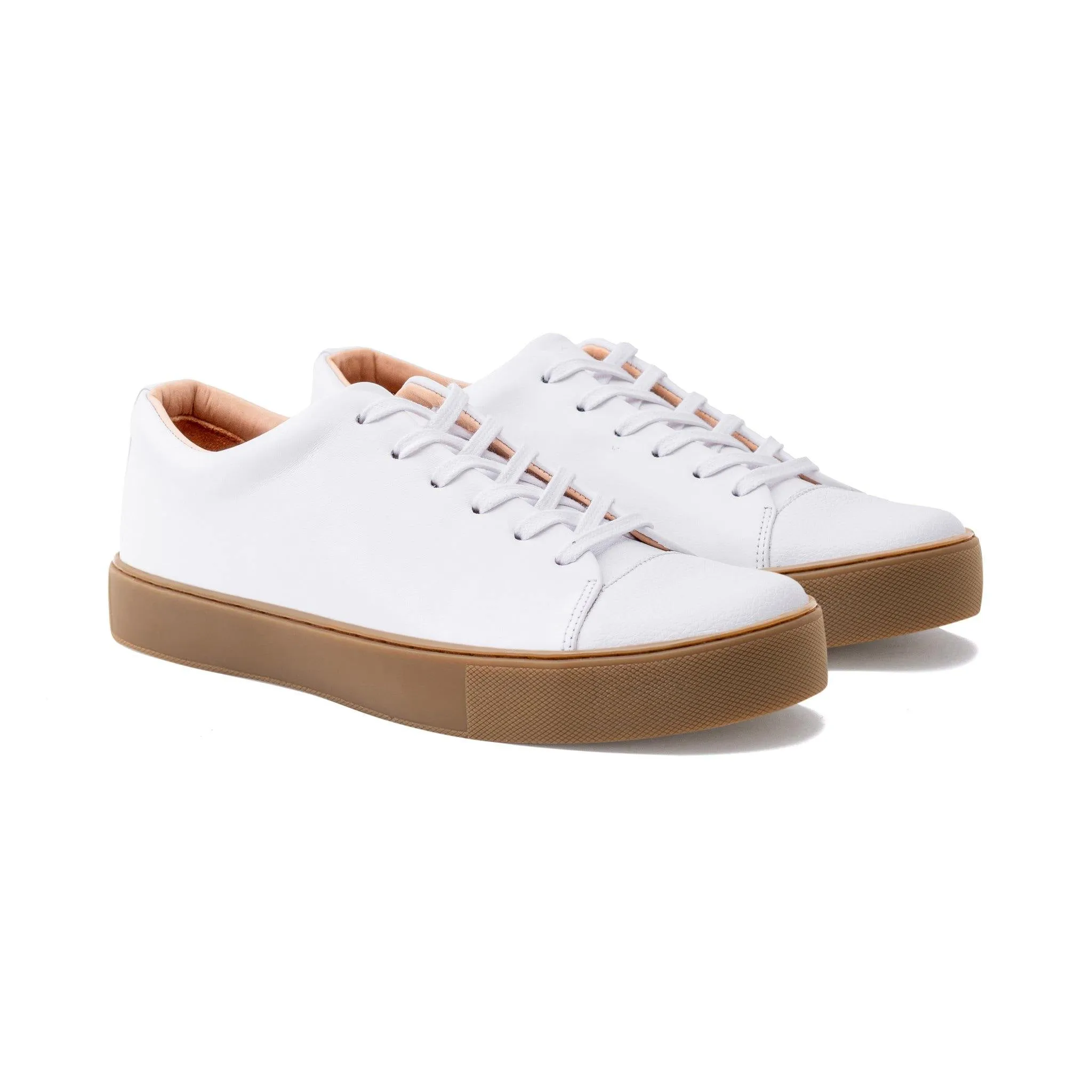 Abington Toe Cap - Toute en veau blanc