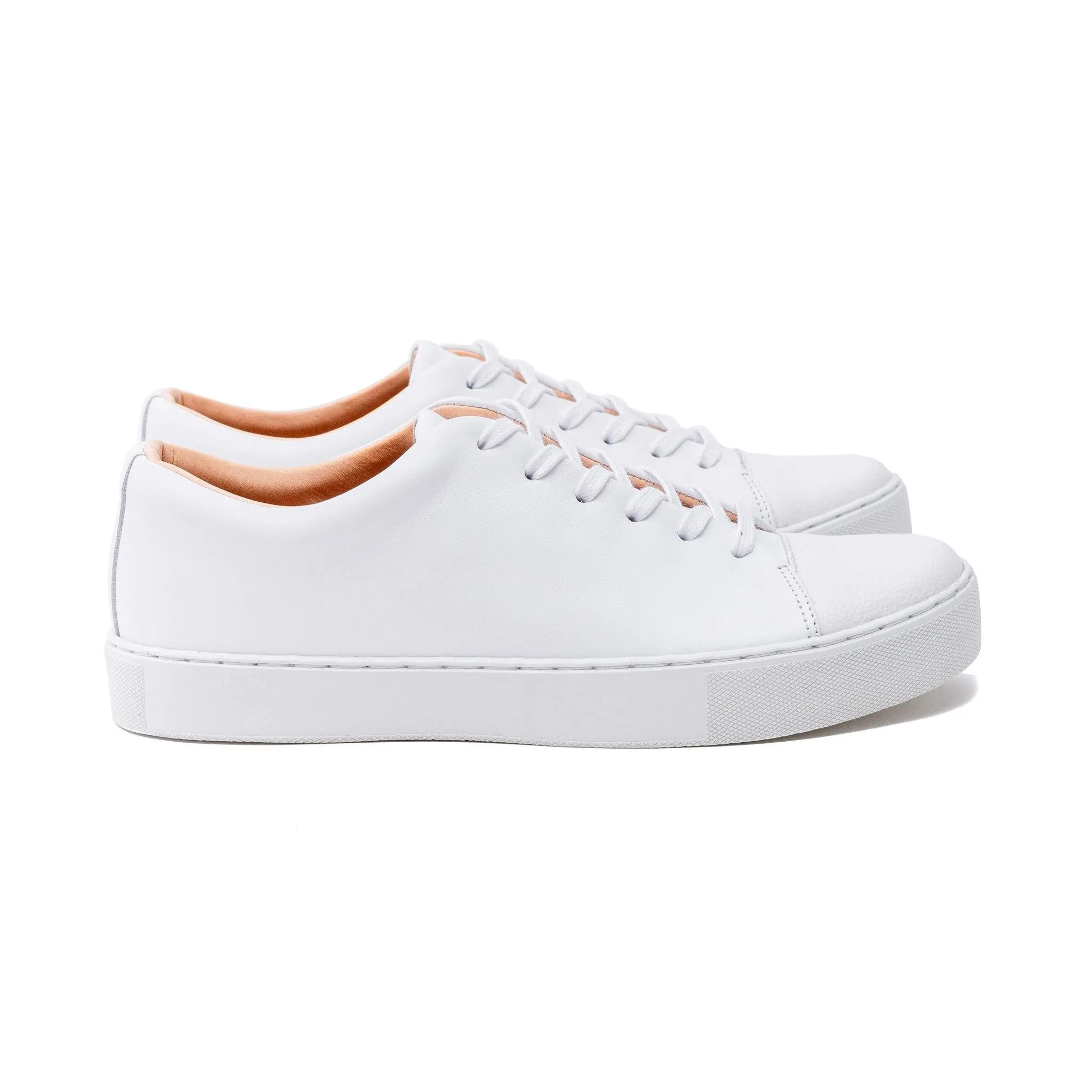 Abington Toe Cap - Toute en veau blanc