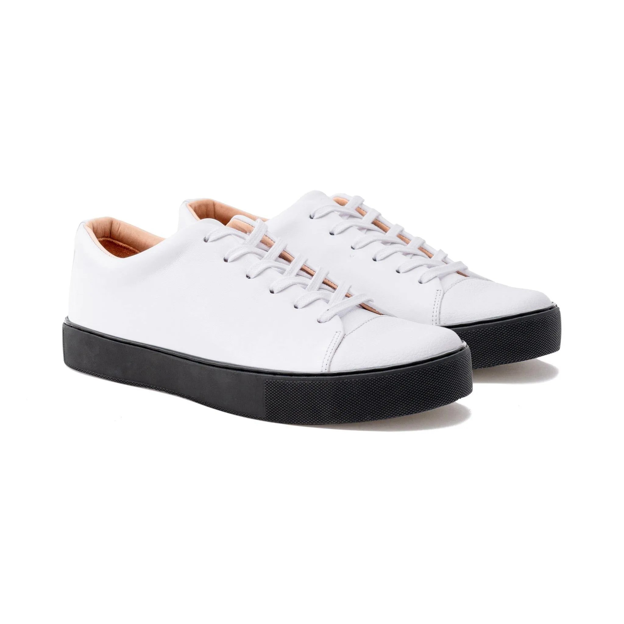 Abington Toe Cap - Toute en veau blanc