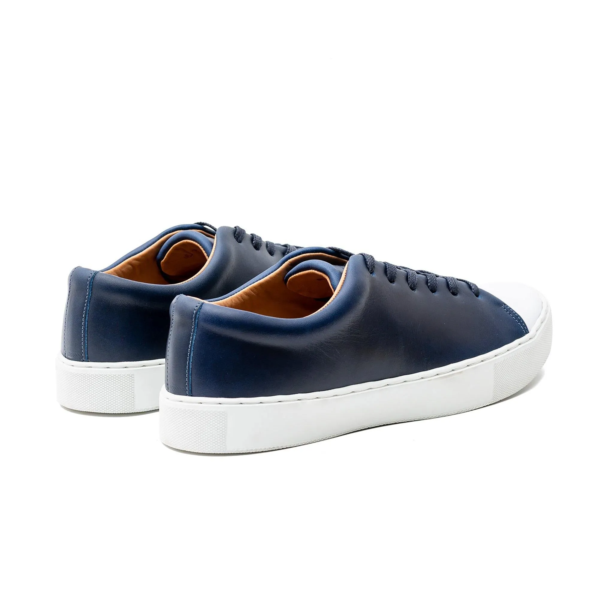 Abington Toe Cap - Cuir Horween Ink Cavalier