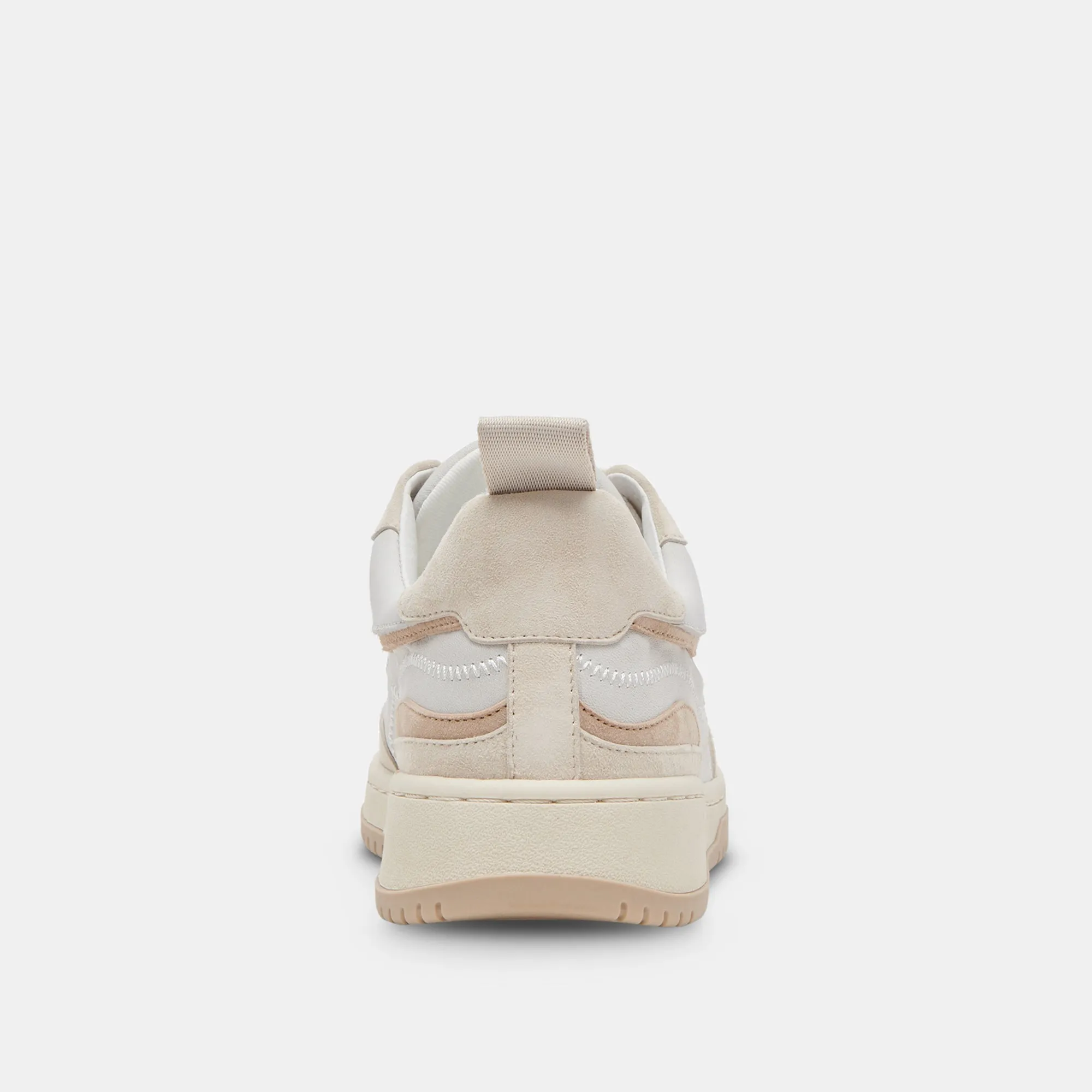 ADELLA SNEAKERS BLANC DUNE CUIR