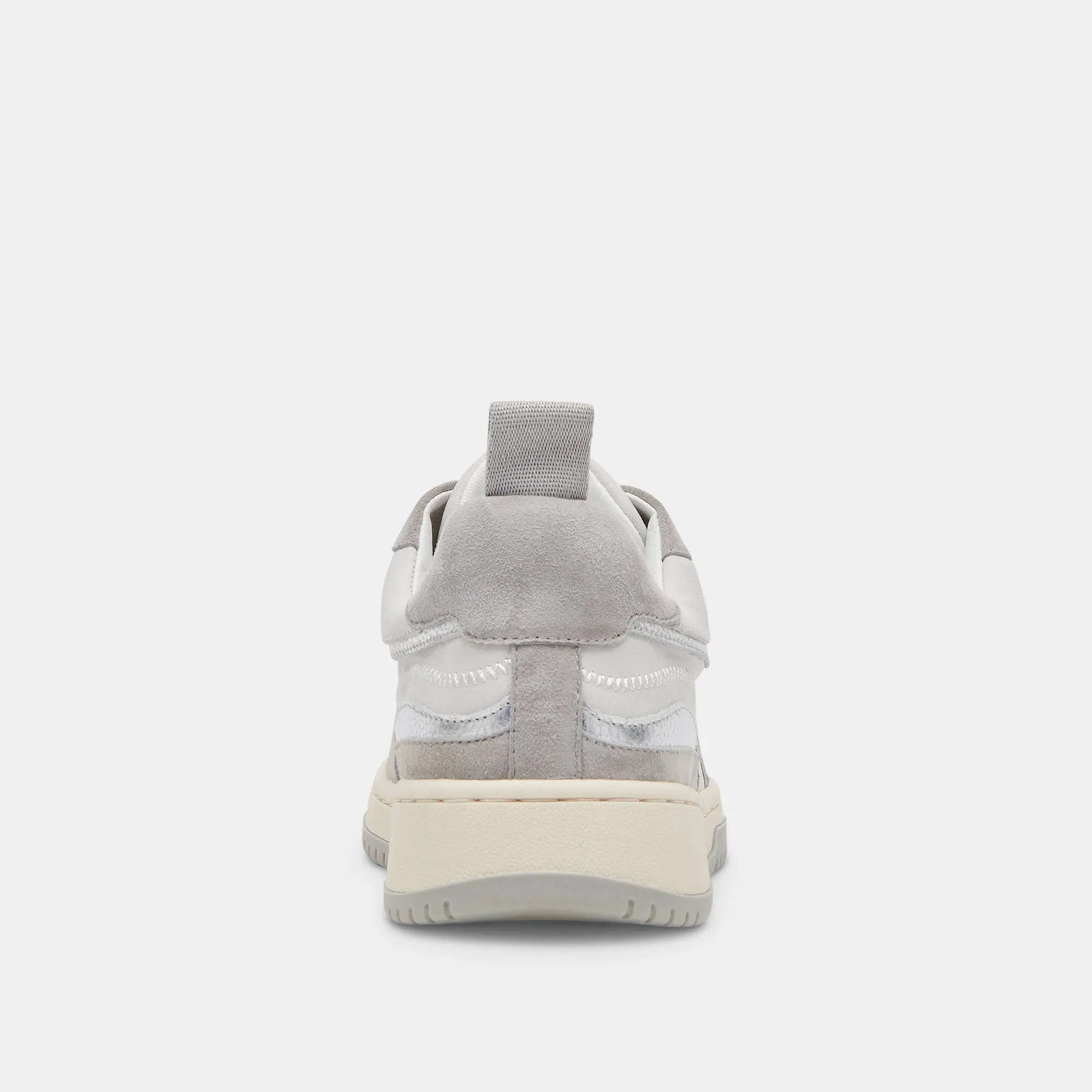 ADELLA SNEAKERS BLANC GRIS CUIR