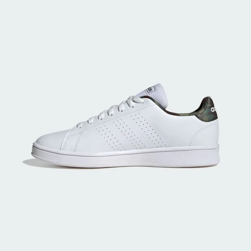 ADIDAS CHAUSSURES DE LIFESTYLE POUR HOMME ADVANTAGE BASE COURT BLANC/CAMO ARMY