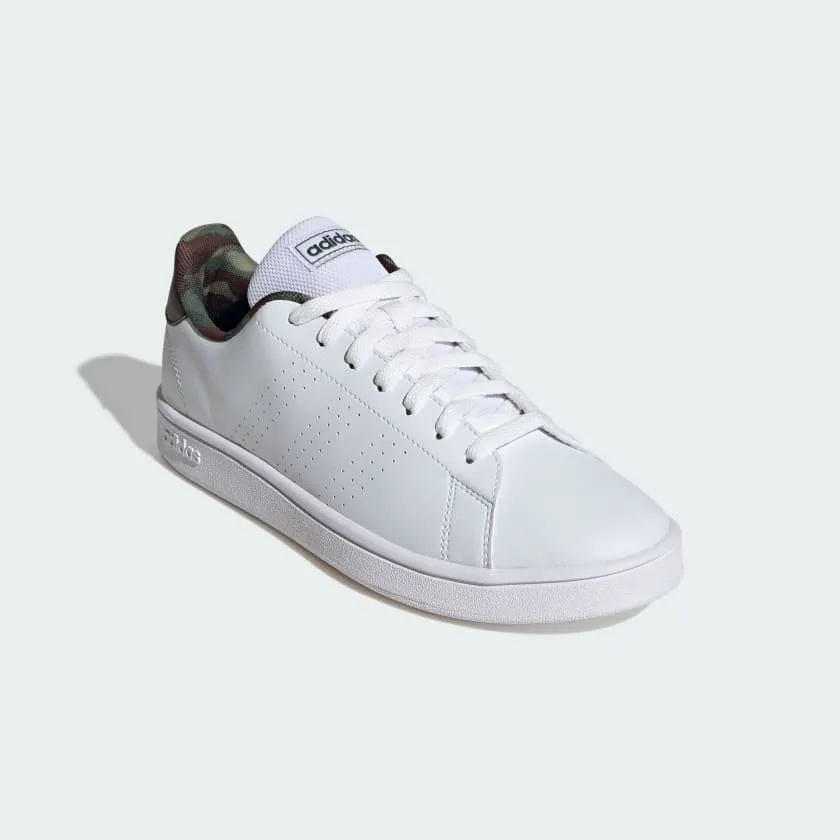 ADIDAS CHAUSSURES DE LIFESTYLE POUR HOMME ADVANTAGE BASE COURT BLANC/CAMO ARMY