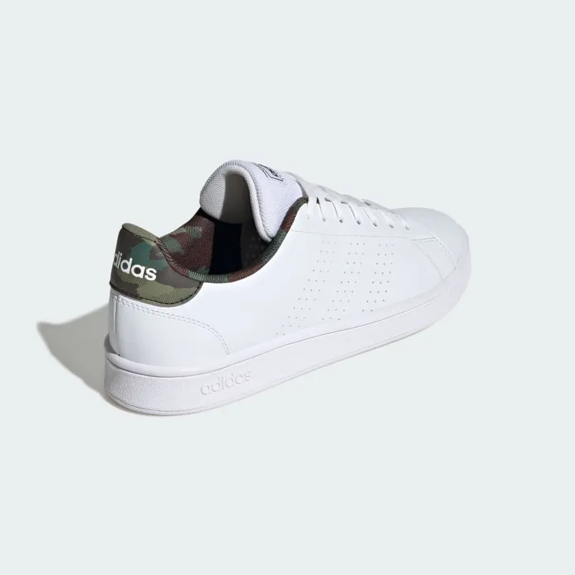ADIDAS CHAUSSURES DE LIFESTYLE POUR HOMME ADVANTAGE BASE COURT BLANC/CAMO ARMY
