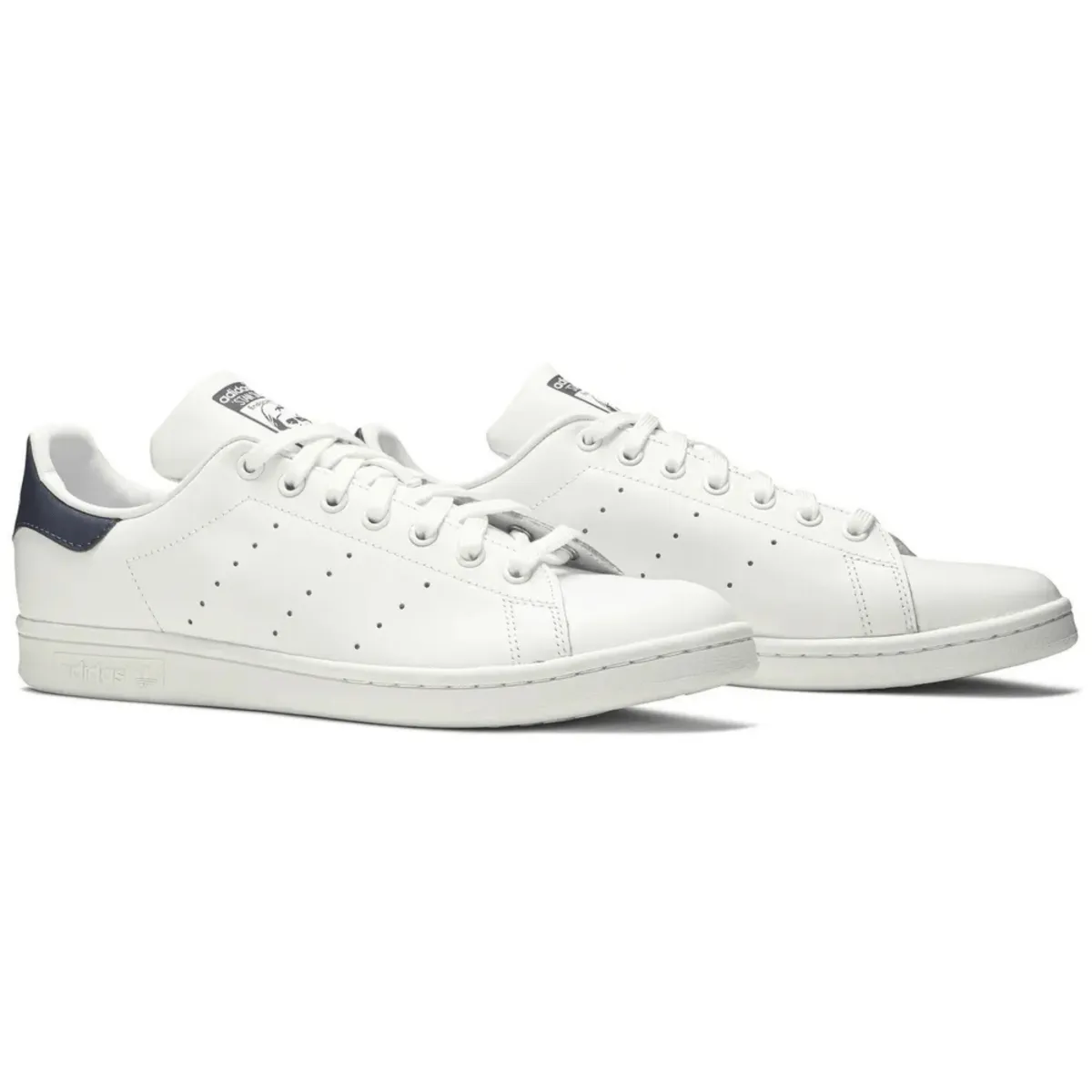 Adidas Stan Smith Homme Blanc Basique/Bleu Foncé