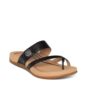 Sandale ajustable Izzy pour femme Aetrex en noir