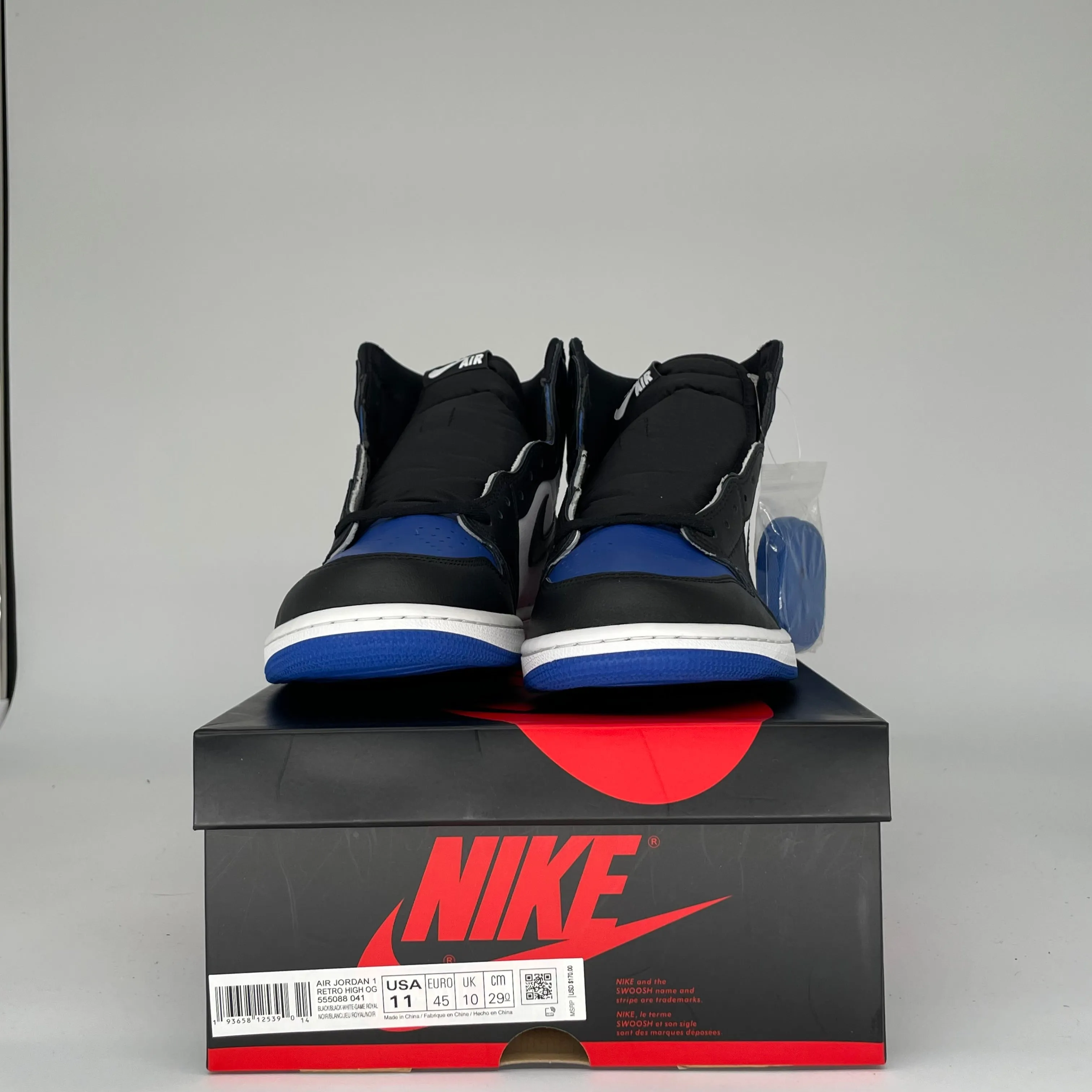 AIR JORDAN 1 ROYAL TOE TAILLE 11 555088-041