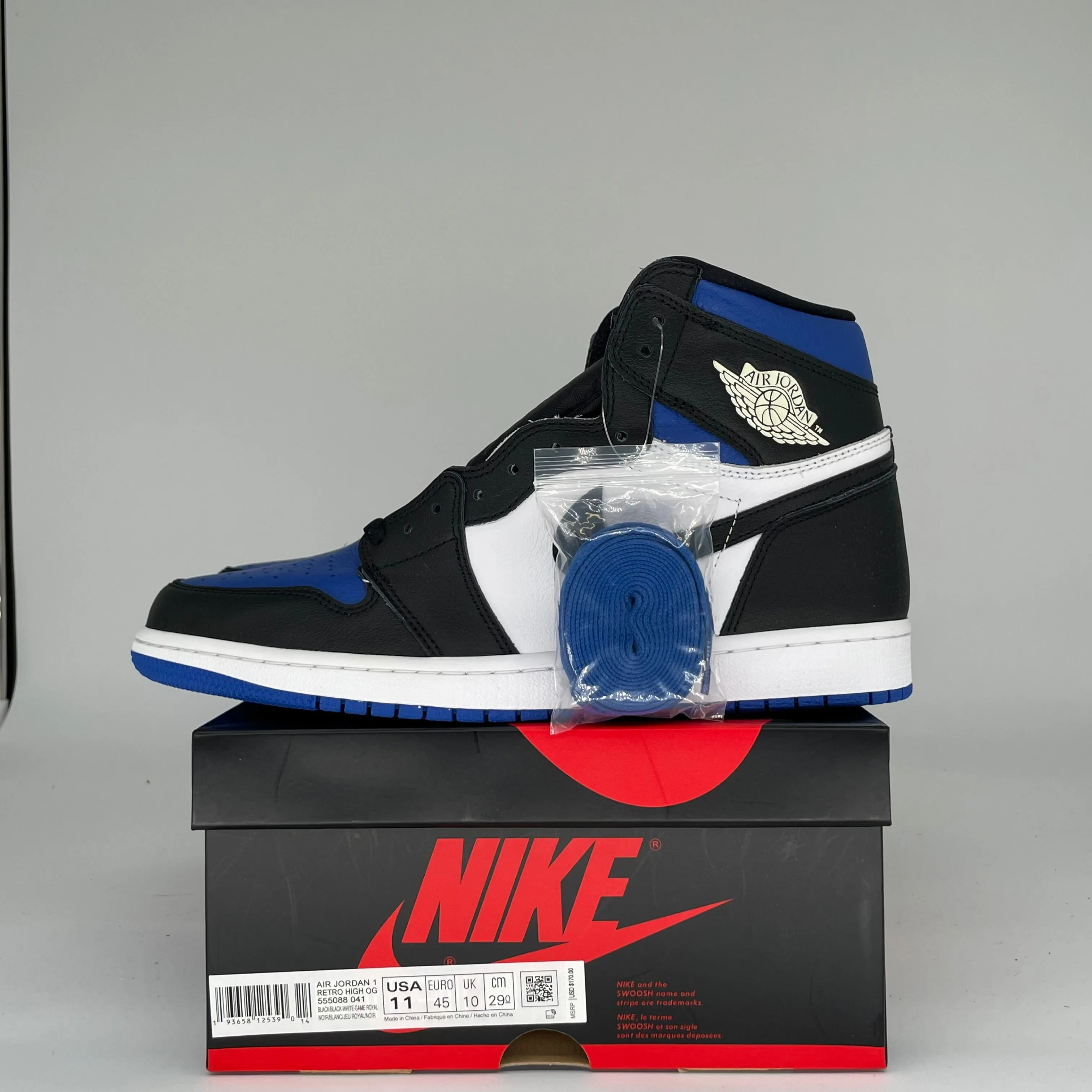 AIR JORDAN 1 ROYAL TOE TAILLE 11 555088-041
