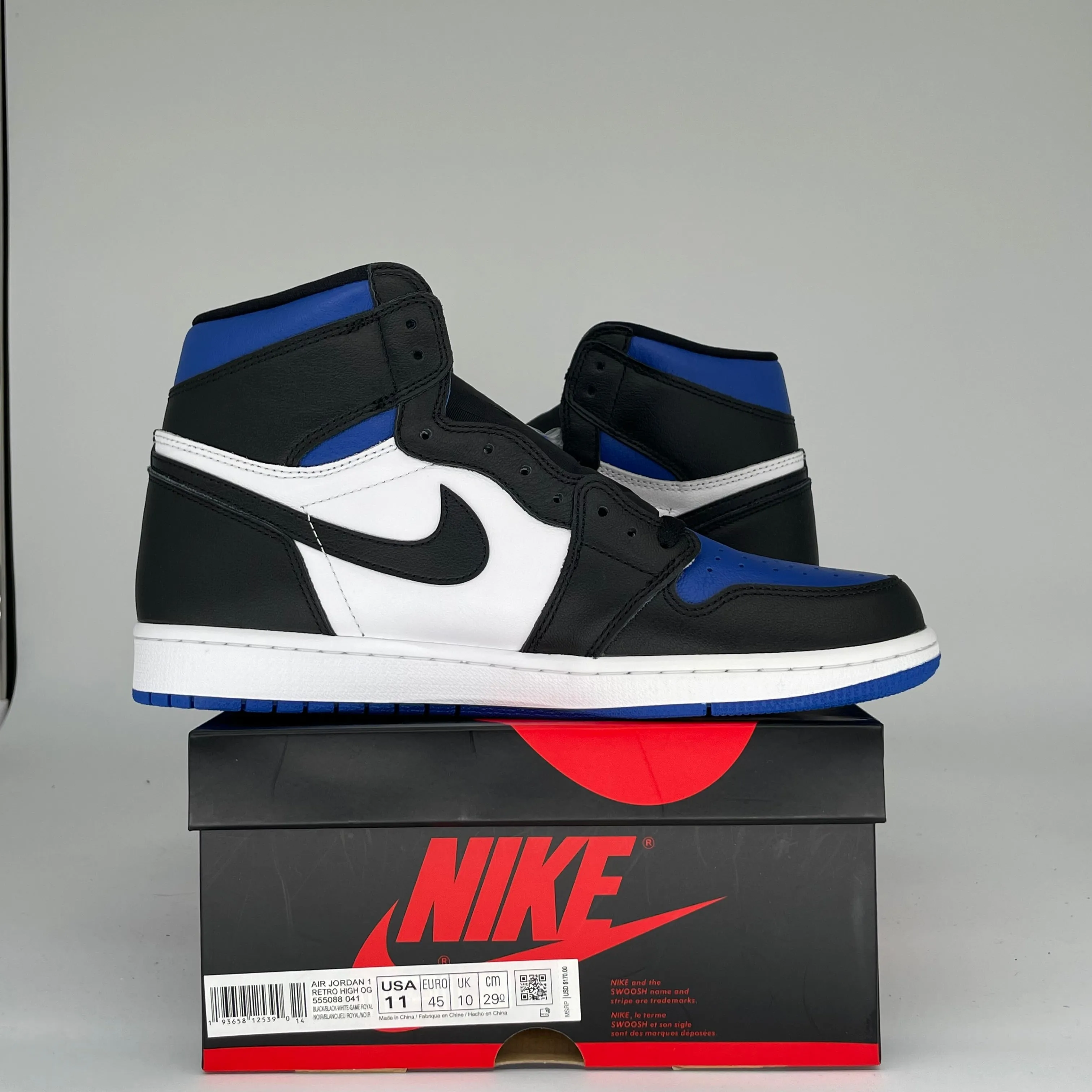 AIR JORDAN 1 ROYAL TOE TAILLE 11 555088-041