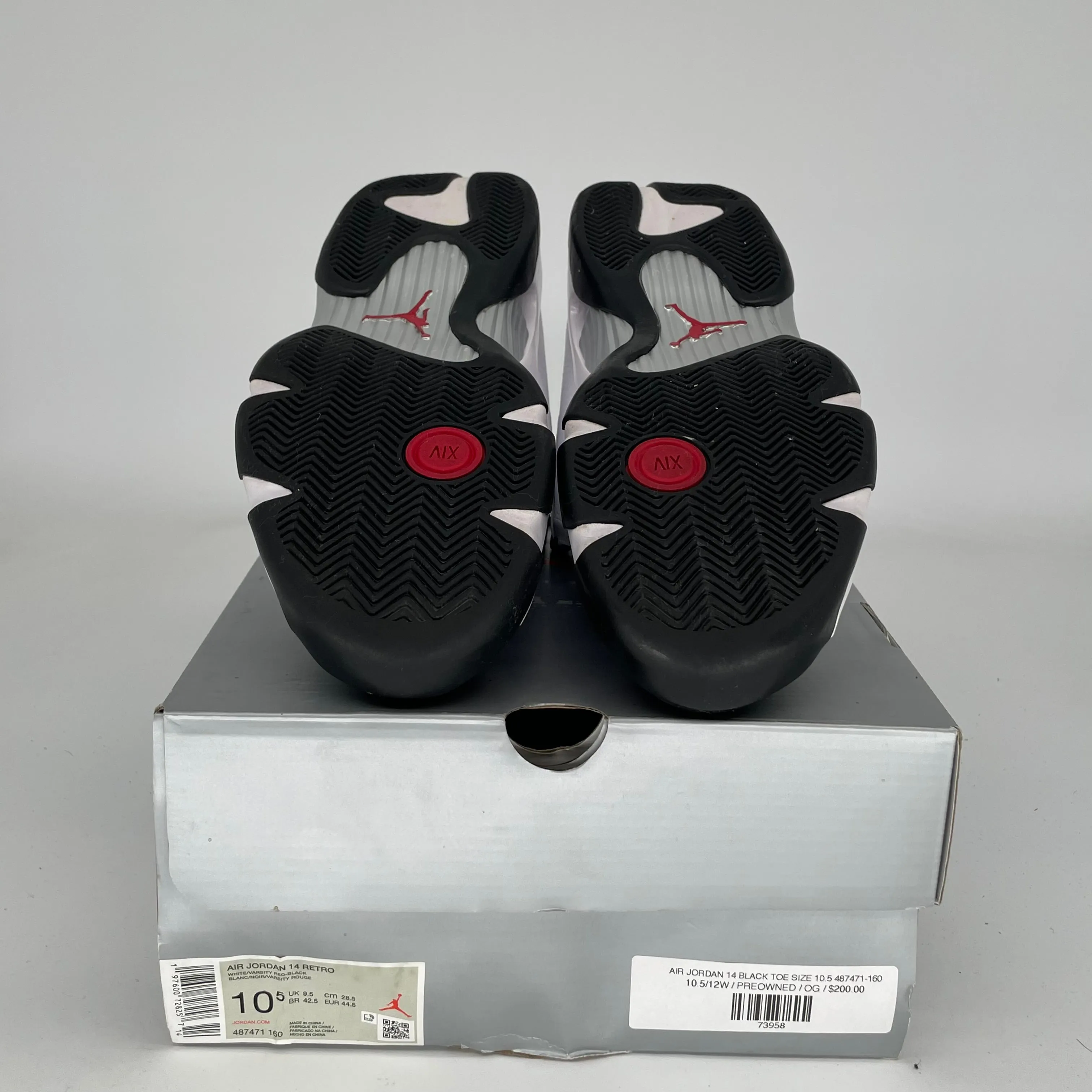 AIR JORDAN 14 POINTE NOIRE TAILLE 10.5 487471-160