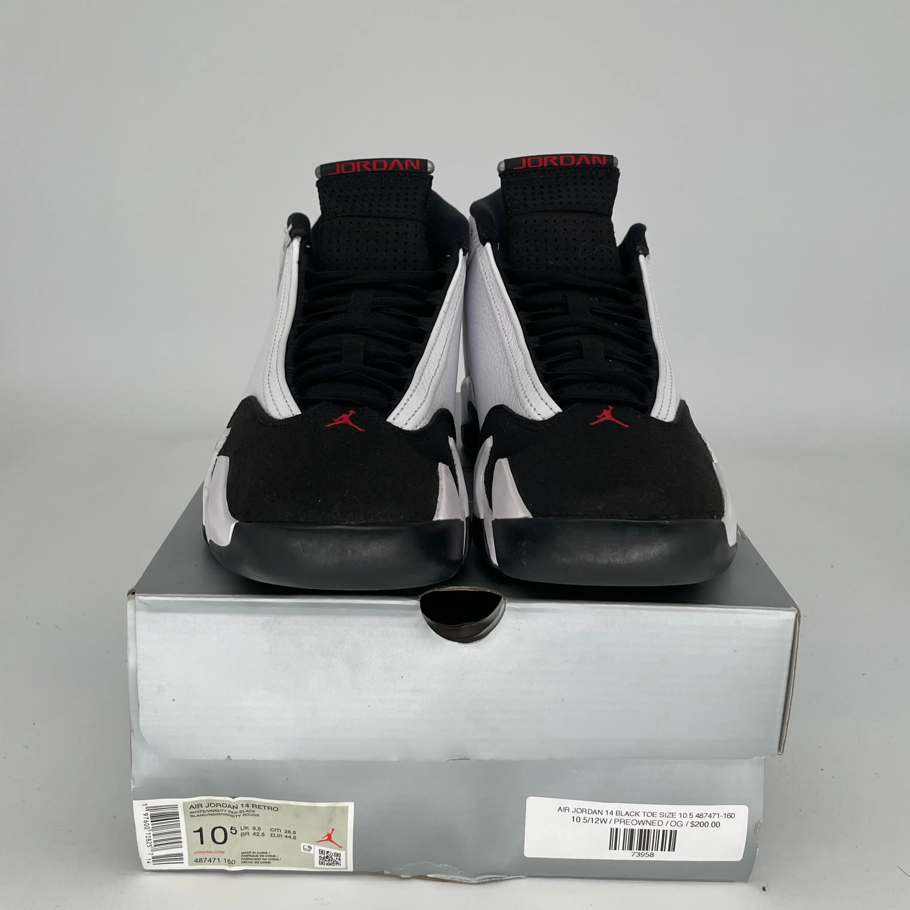 AIR JORDAN 14 POINTE NOIRE TAILLE 10.5 487471-160