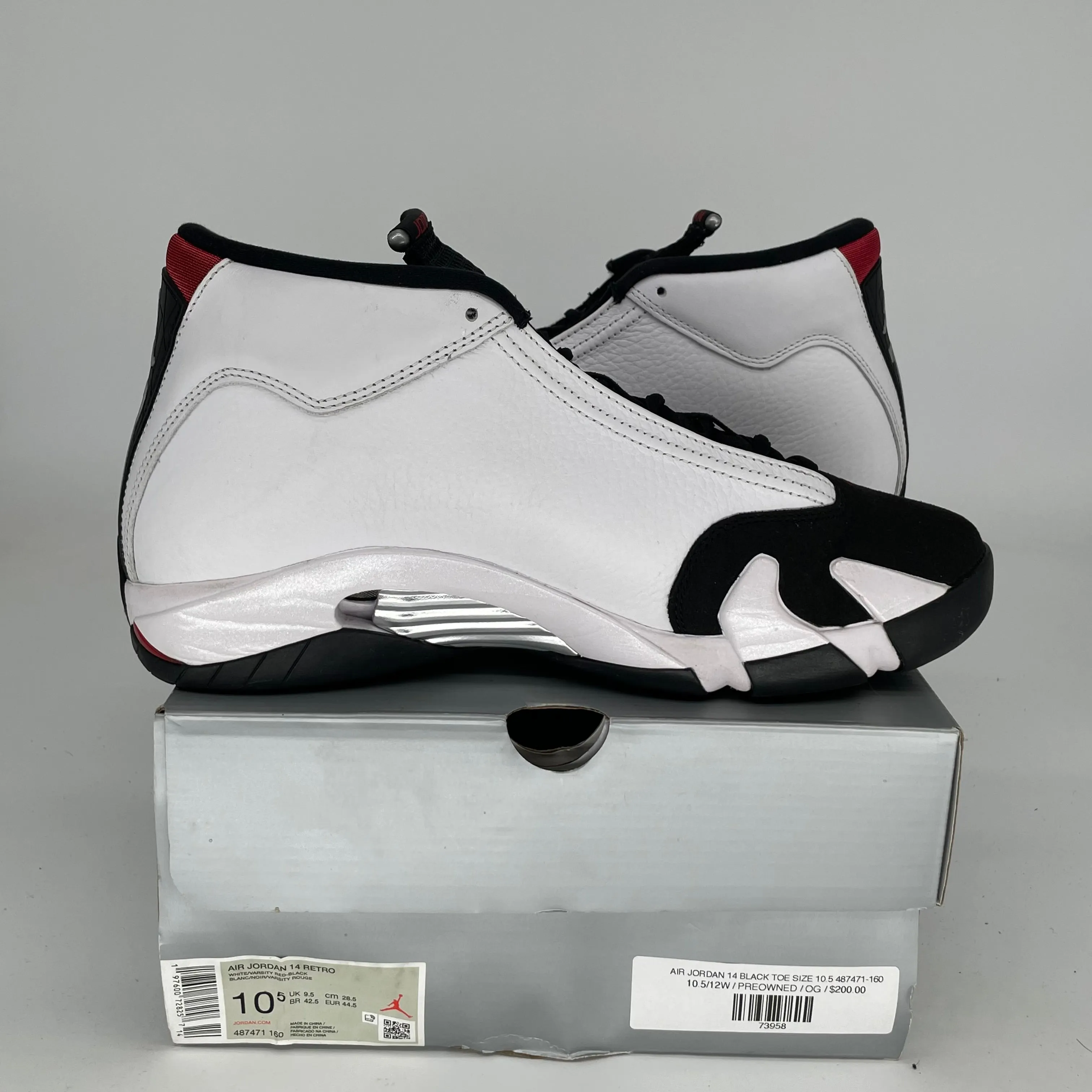 AIR JORDAN 14 POINTE NOIRE TAILLE 10.5 487471-160