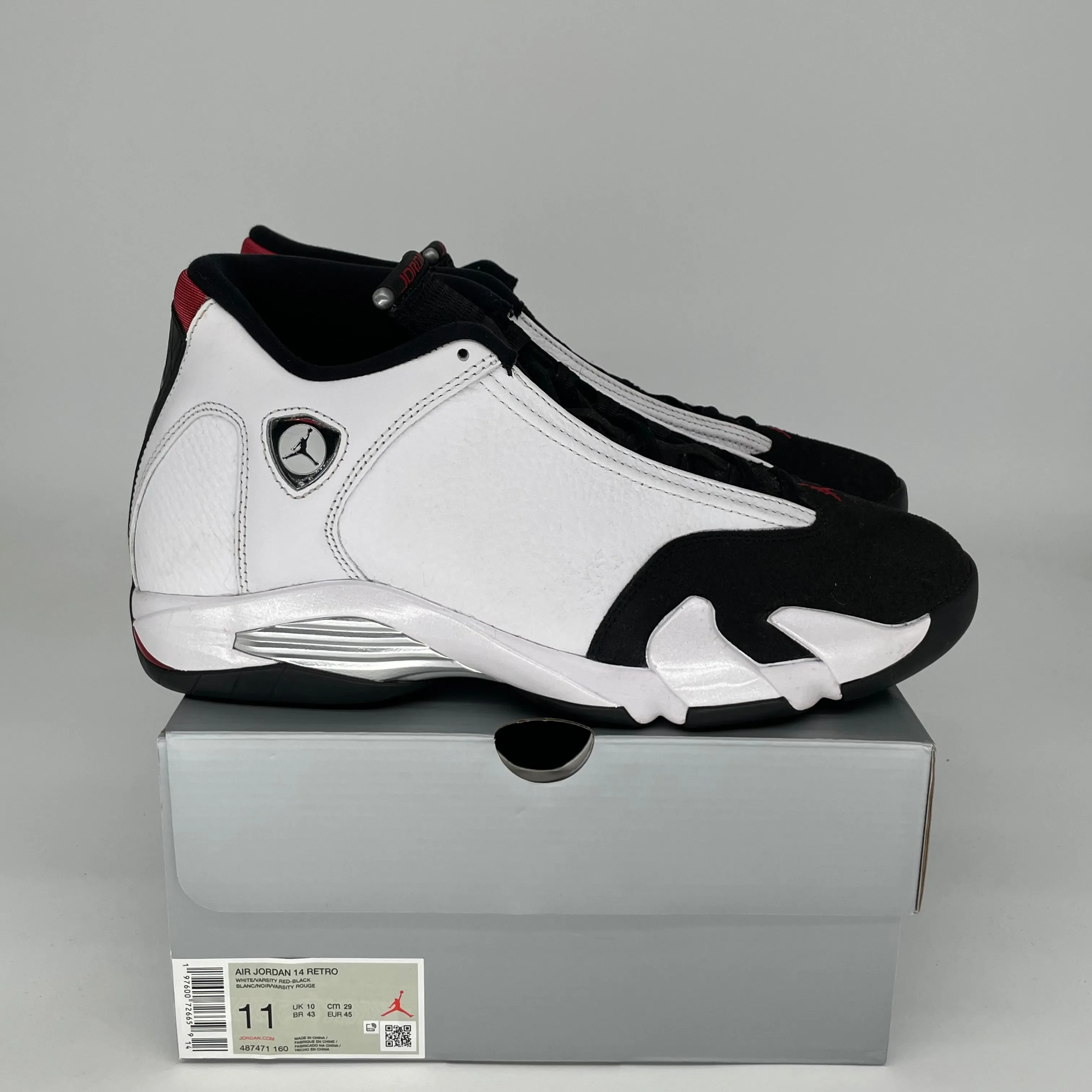 AIR JORDAN 14 BOUT NOIR TAILLE 11 487471-160