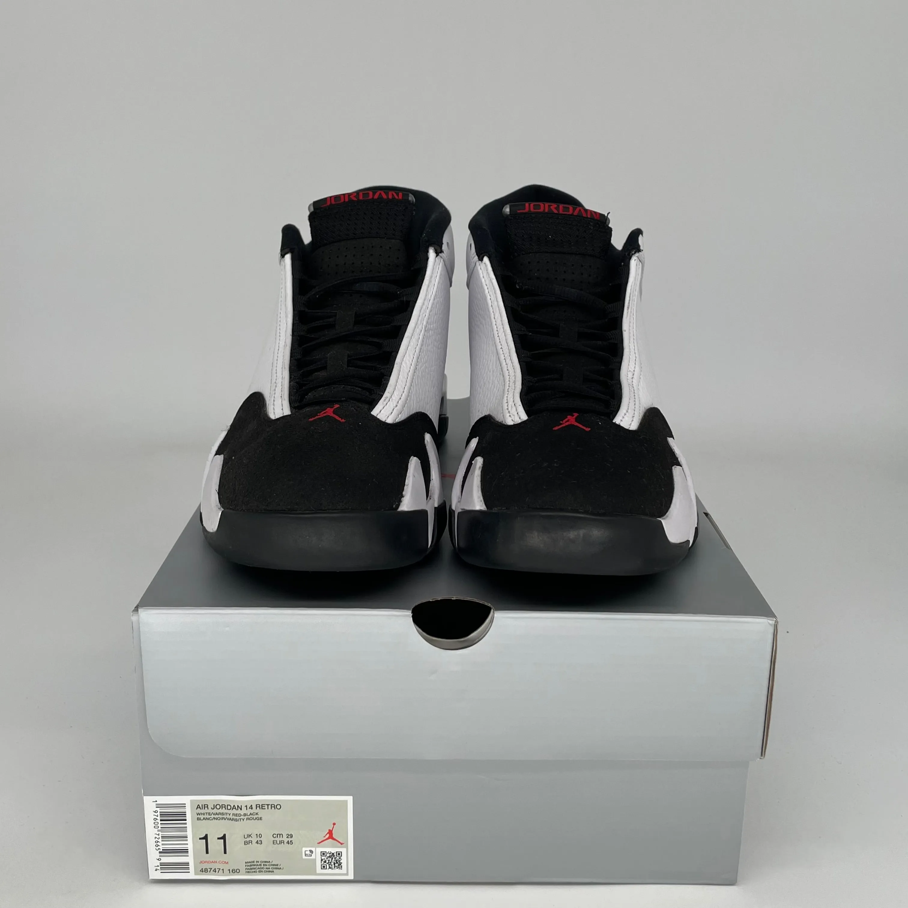 AIR JORDAN 14 BOUT NOIR TAILLE 11 487471-160