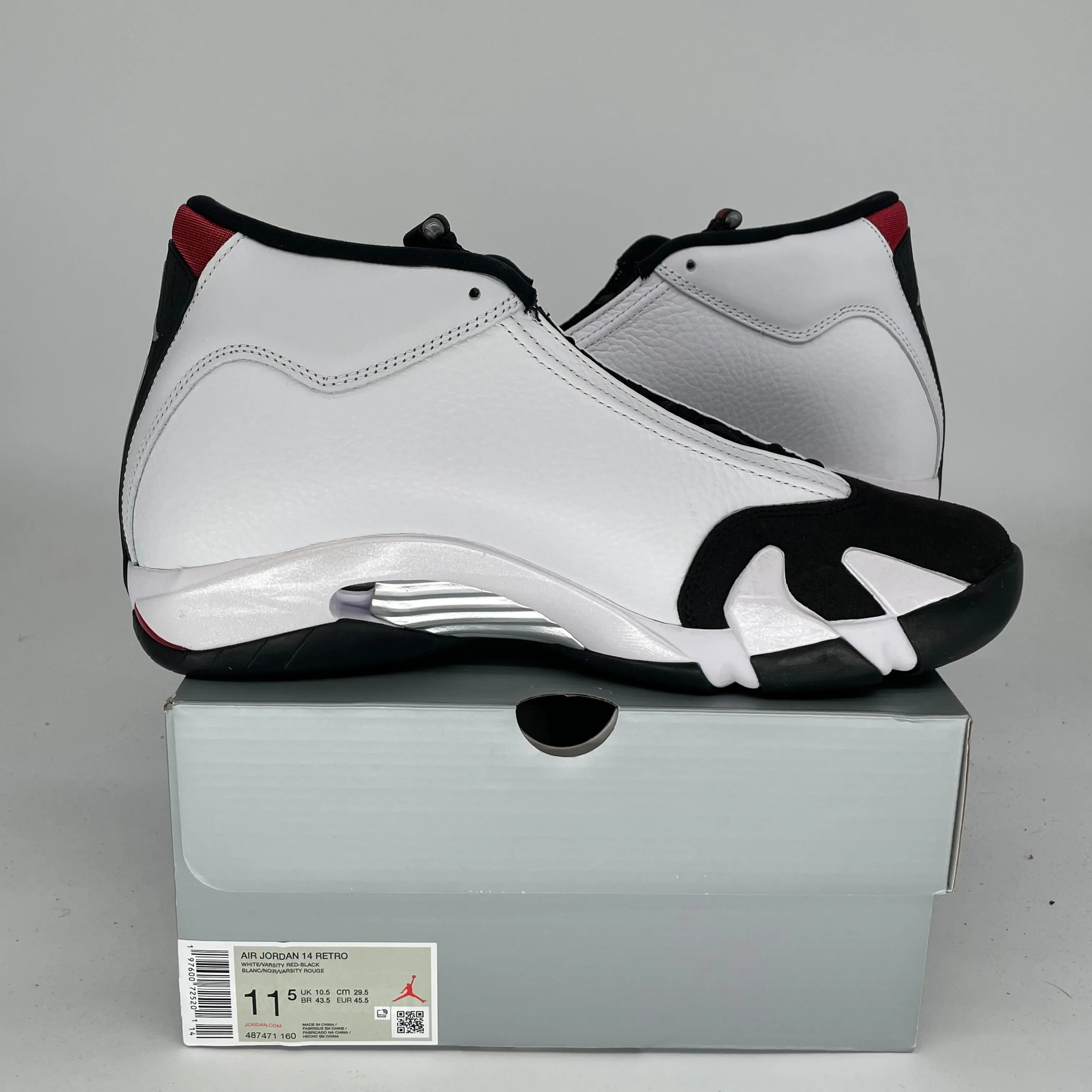 AIR JORDAN 14 BOUT NOIR TAILLE 11.5 487471-160
