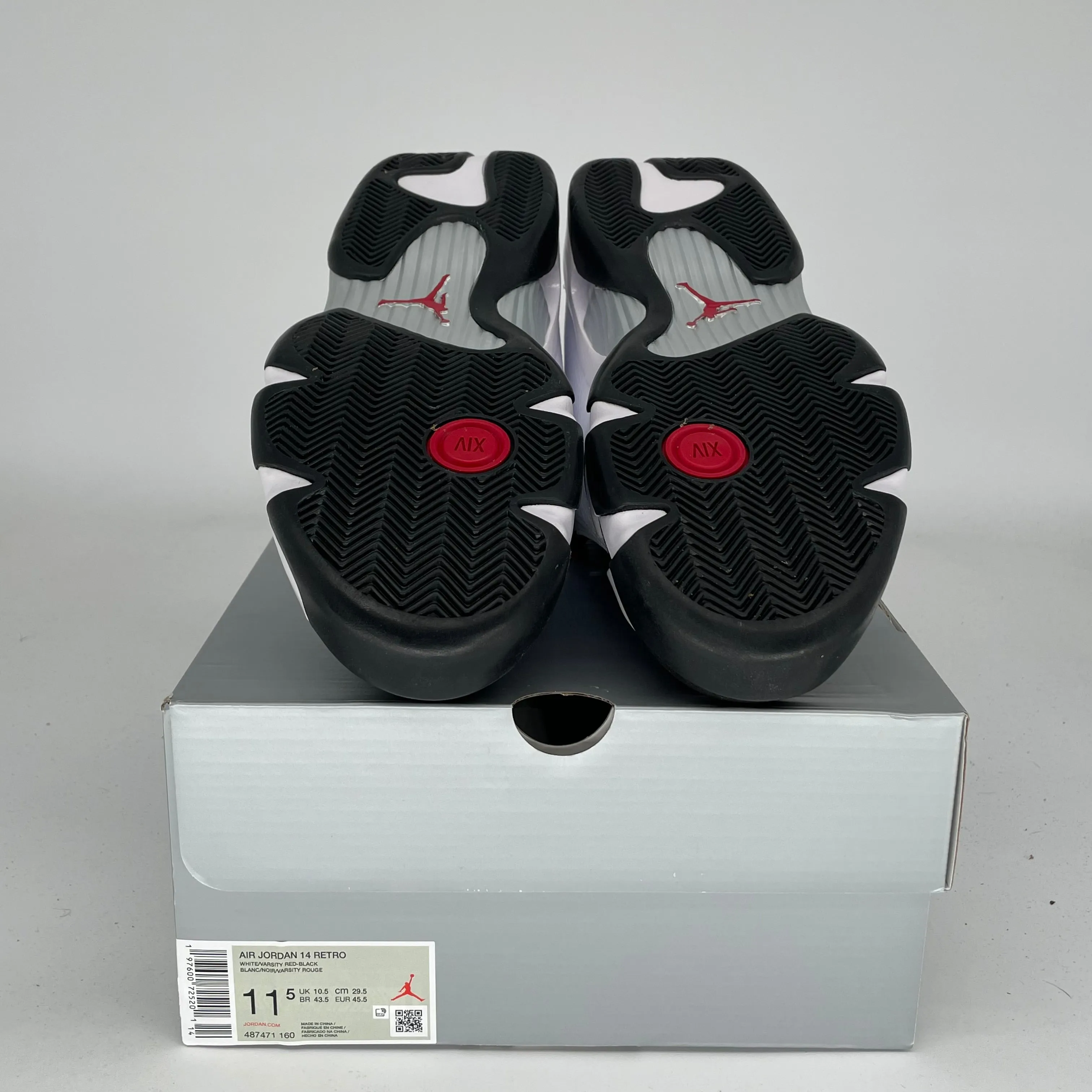 AIR JORDAN 14 BOUT NOIR TAILLE 11.5 487471-160