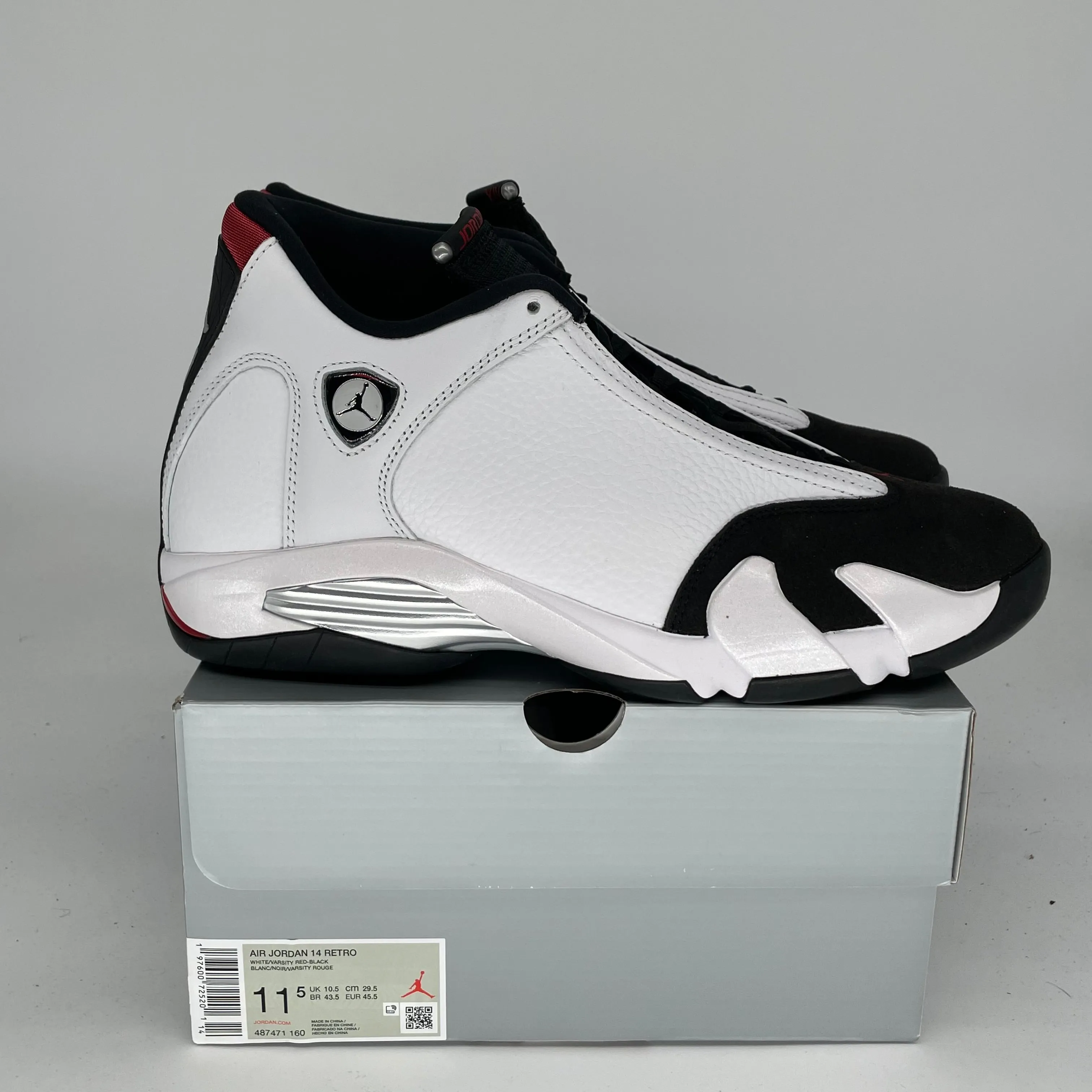 AIR JORDAN 14 BOUT NOIR TAILLE 11.5 487471-160