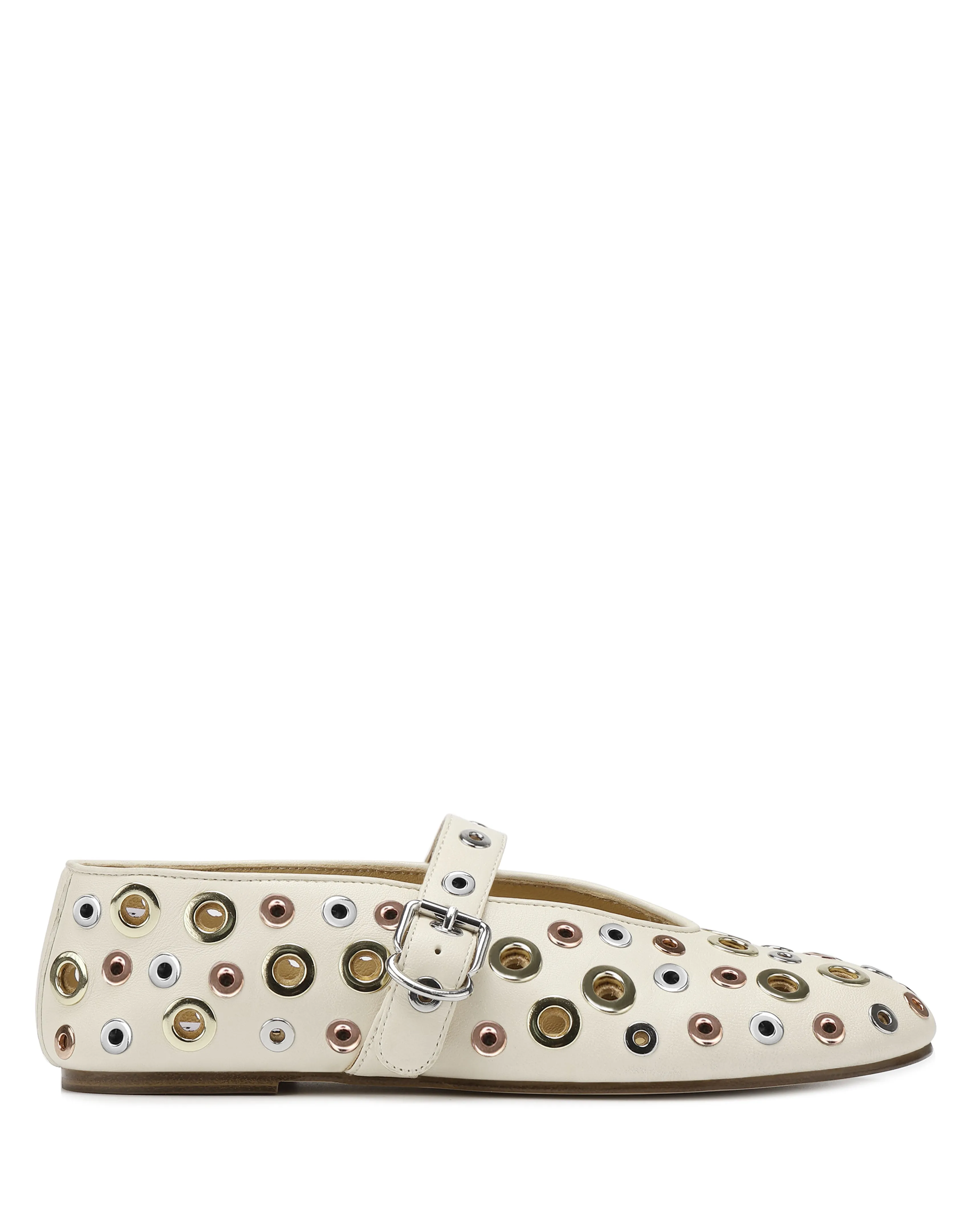 Alana Eyelet Os Mouton Cuir