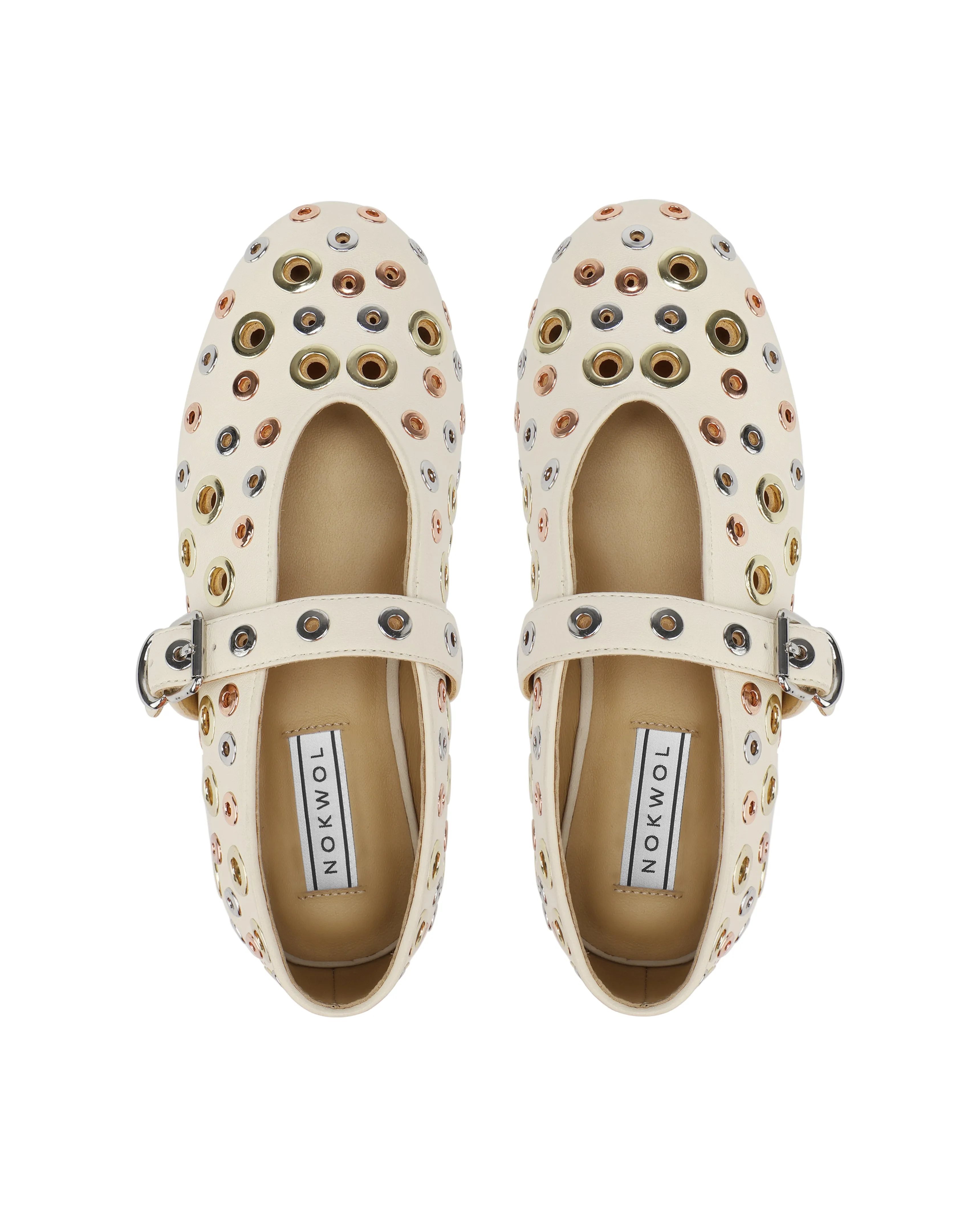 Alana Eyelet Os Mouton Cuir