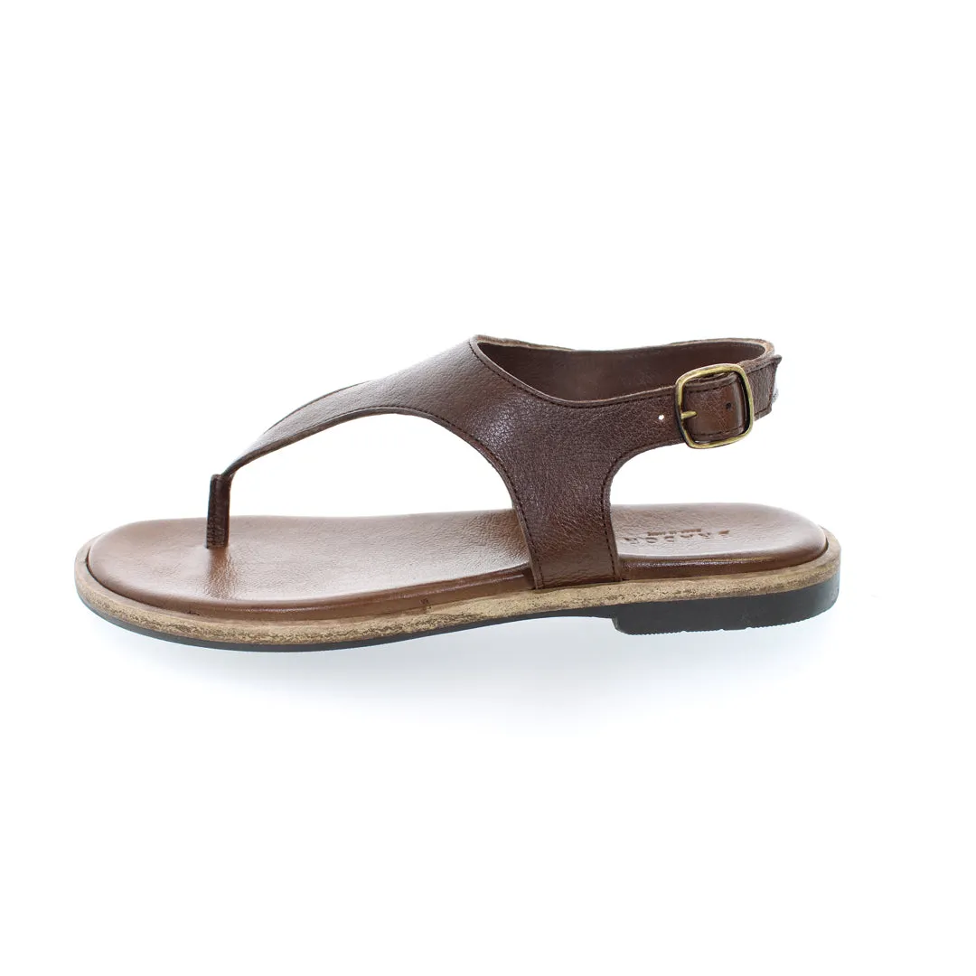 SANDALES ALESSANDRIA EN ACAJOU