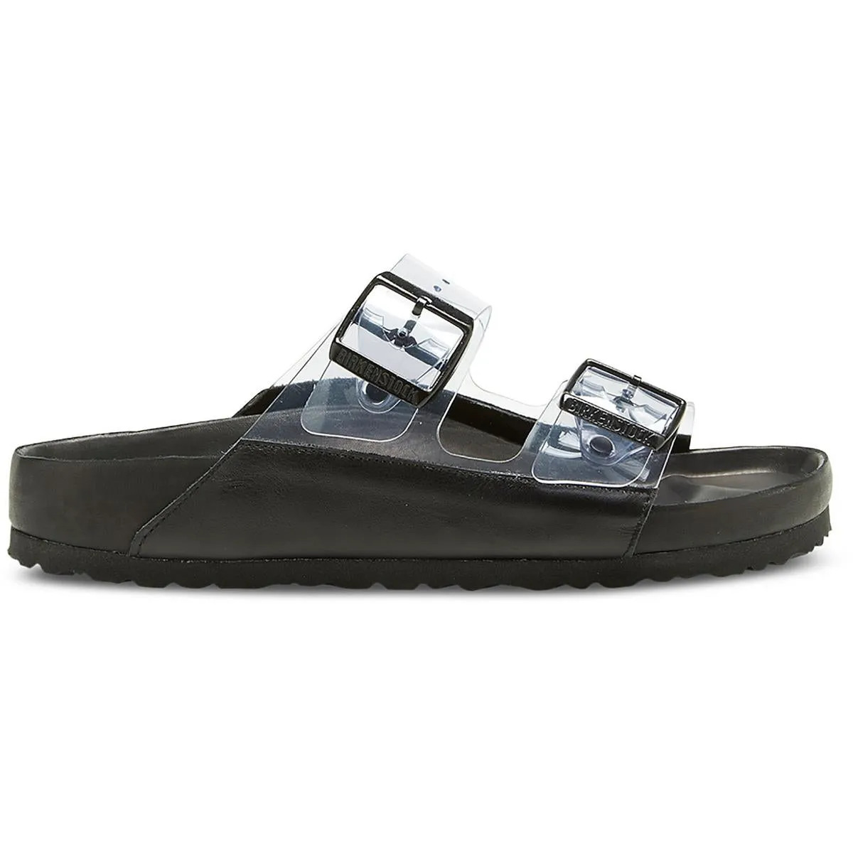Sandales à glissière pour femmes ARIZONA PVC à bout rond et boucles