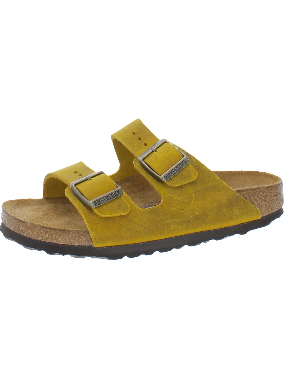 Sandales Arizona à glissière en cuir souple avec boucles