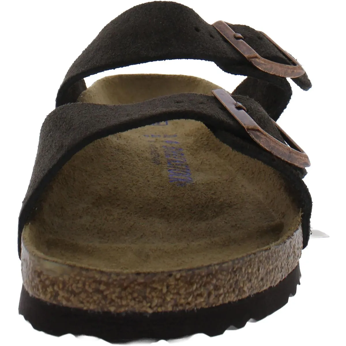 Sandales Arizona à glissière en cuir souple avec boucles