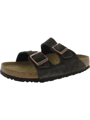 Sandales Arizona à glissière en cuir souple avec boucles