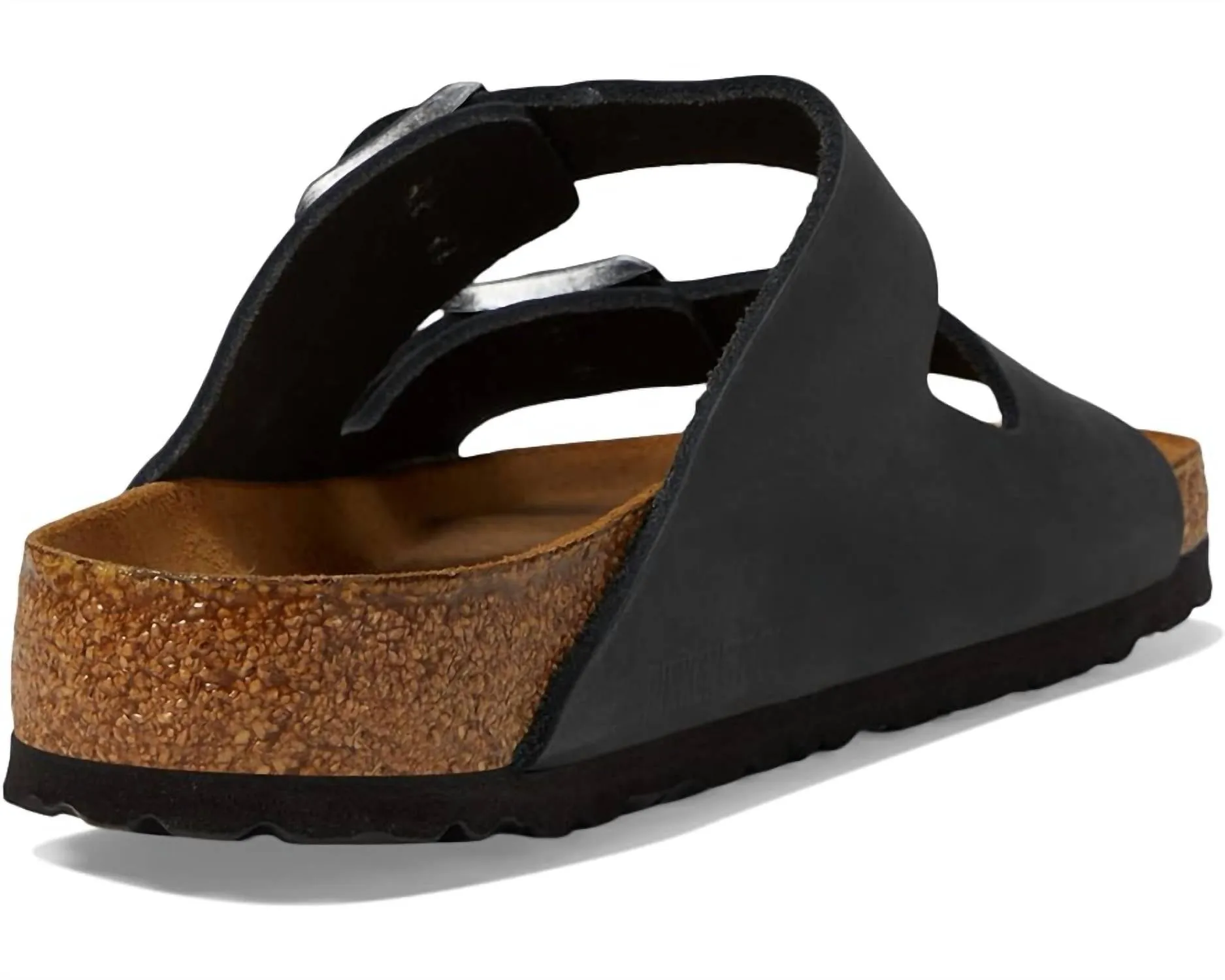 Arizona Soft Footbed en cuir huilé noir