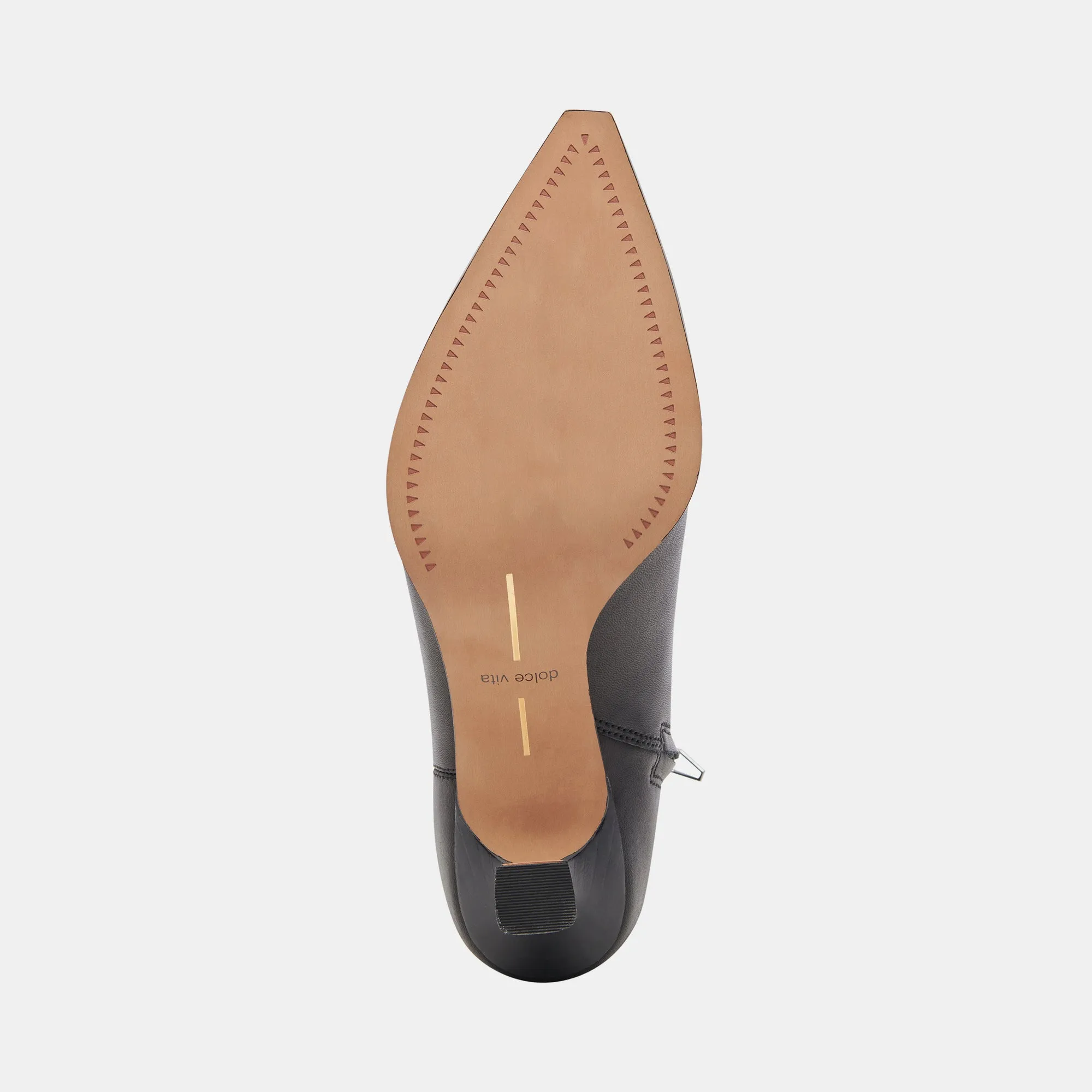 ARYA BOTTES EN CUIR NOIR
