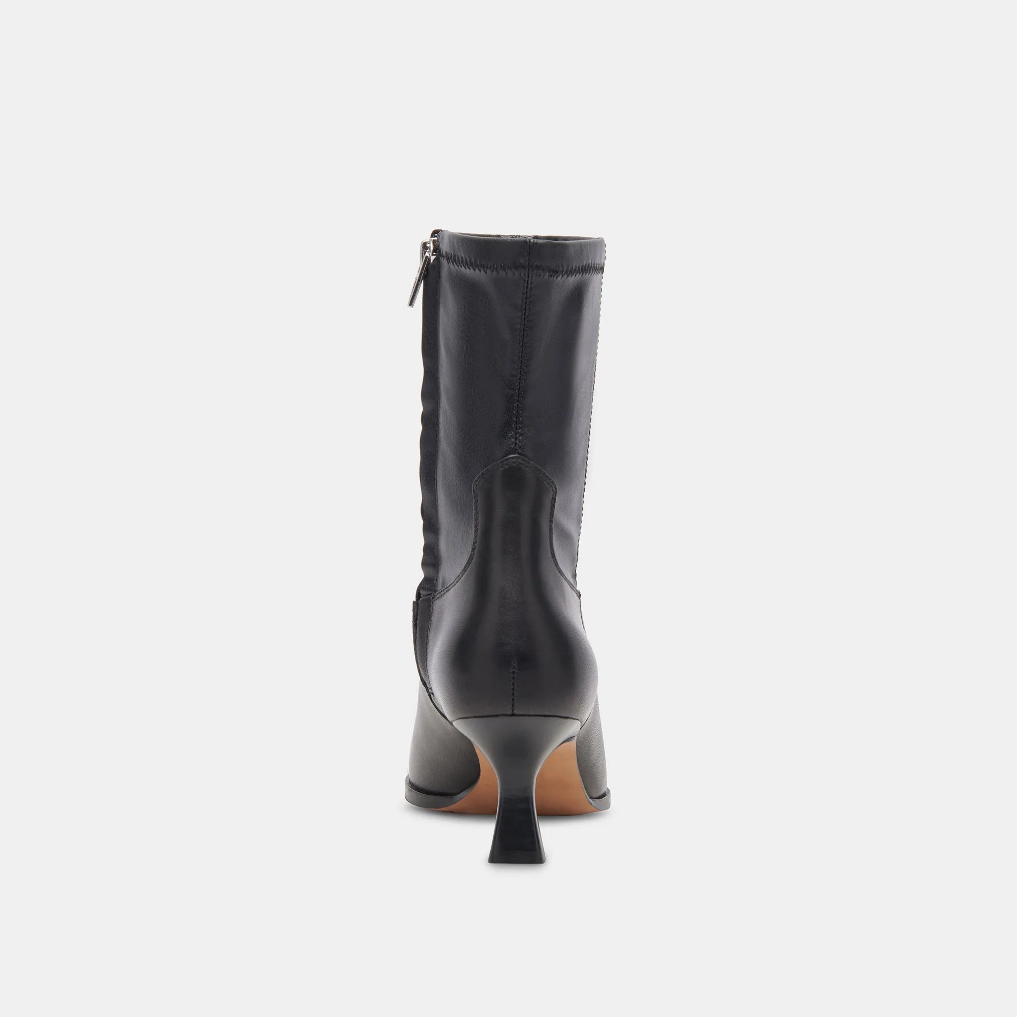 ARYA BOTTES EN CUIR NOIR