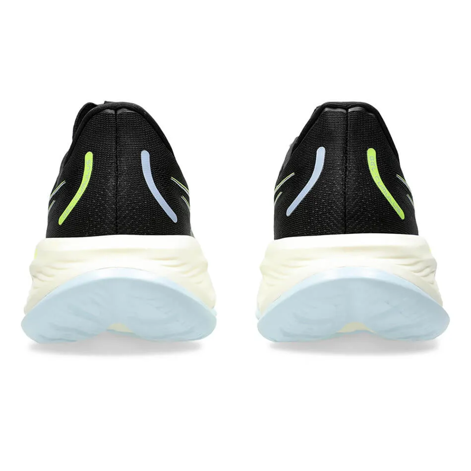 Chaussures de course ASICS GEL-CUMULUS 26 pour homme en noir/jaune sécurité AW24