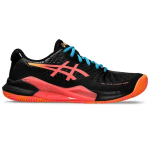 ASICS GEL-CHALLENGER 14 PADEL POUR HOMME Noir & Corail Flamboyant