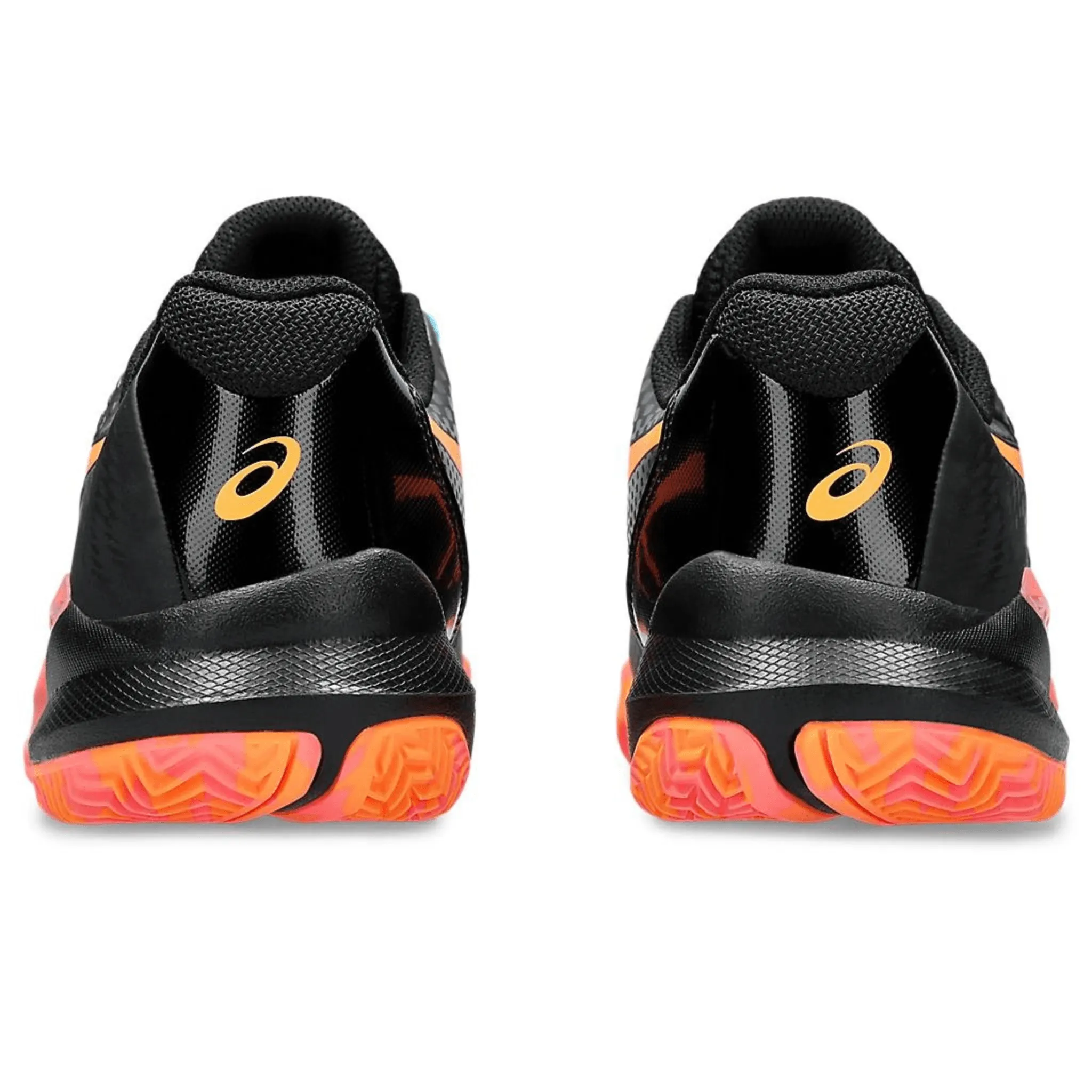 ASICS GEL-CHALLENGER 14 PADEL POUR HOMME Noir & Corail Flamboyant