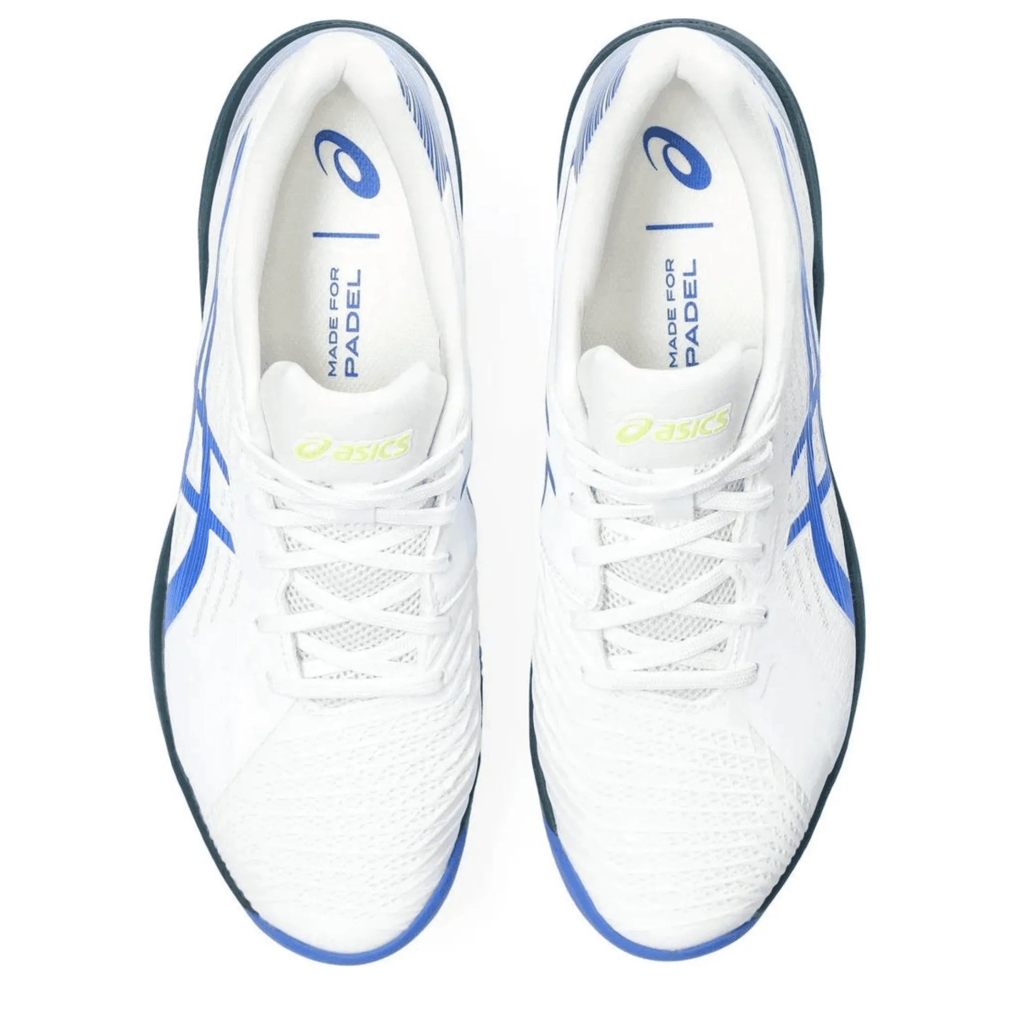 Chaussures de padel Asics SOLUTION SWIFT FF BLANC-BLEU ILLUSION