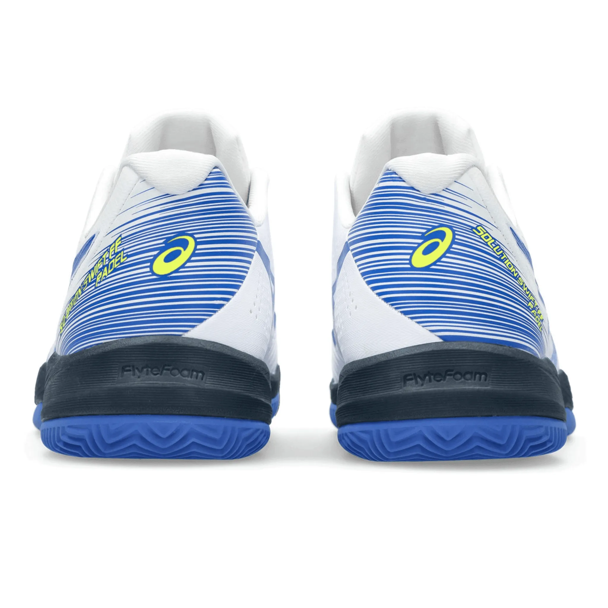 Chaussures de padel Asics SOLUTION SWIFT FF BLANC-BLEU ILLUSION