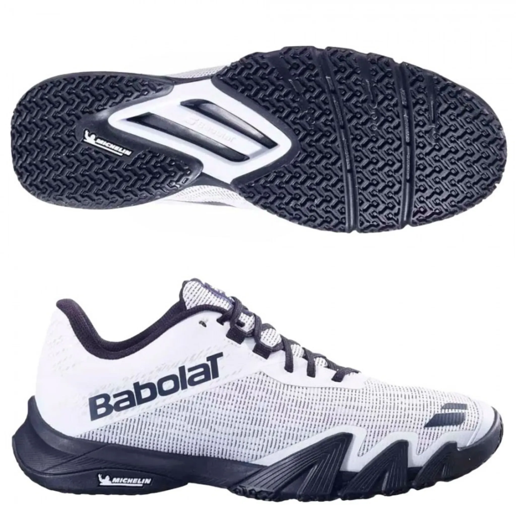 Chaussures de padel Babolat Jet Viva Homme Blanc Noir 2025
