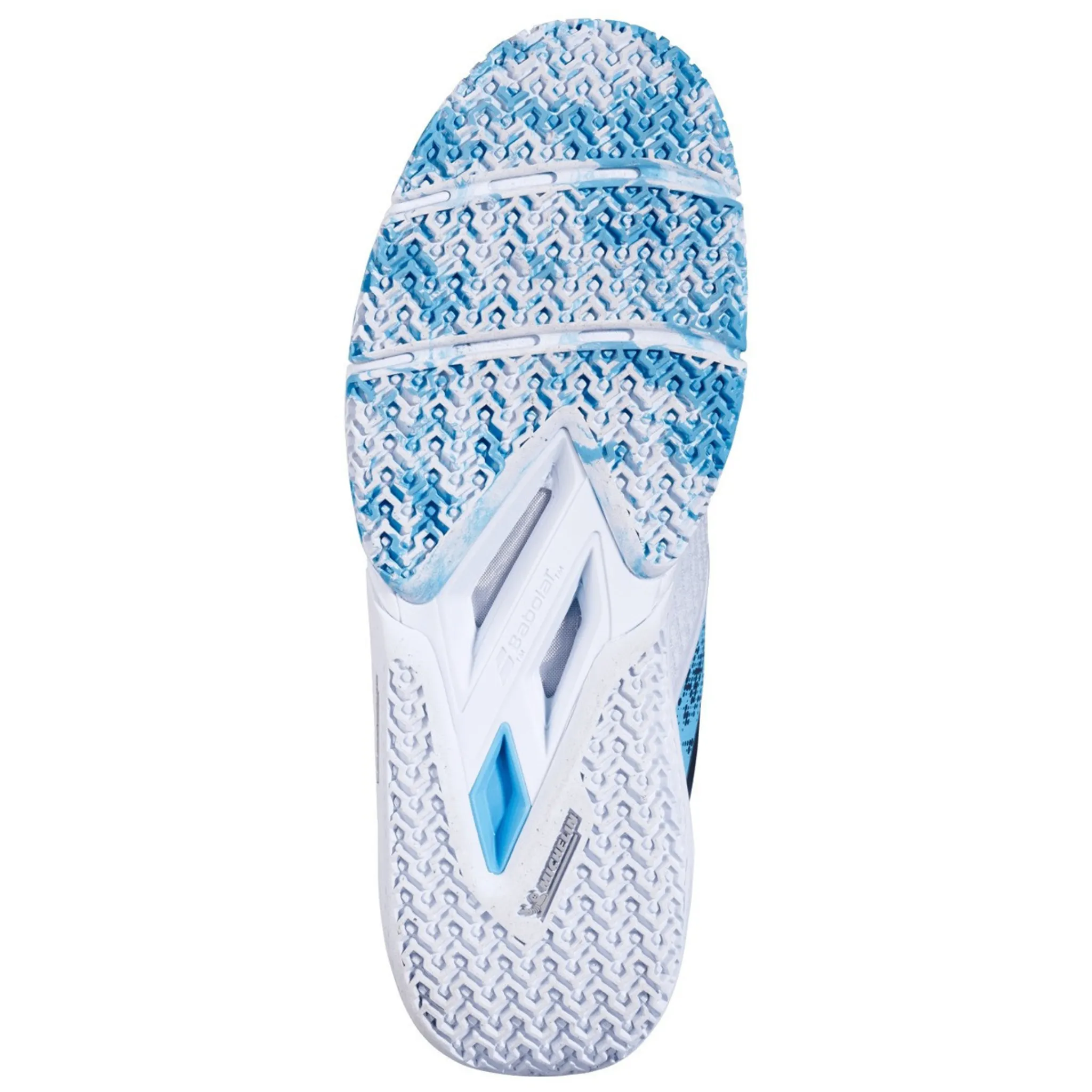 Chaussures de padel Babolat Movea 2 Homme Blanc Bleu 2025