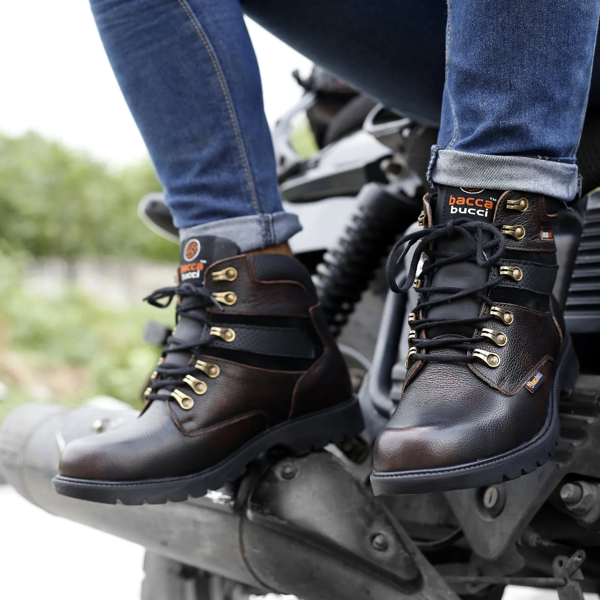 Bottes à embout d'acier Bacca Bucci