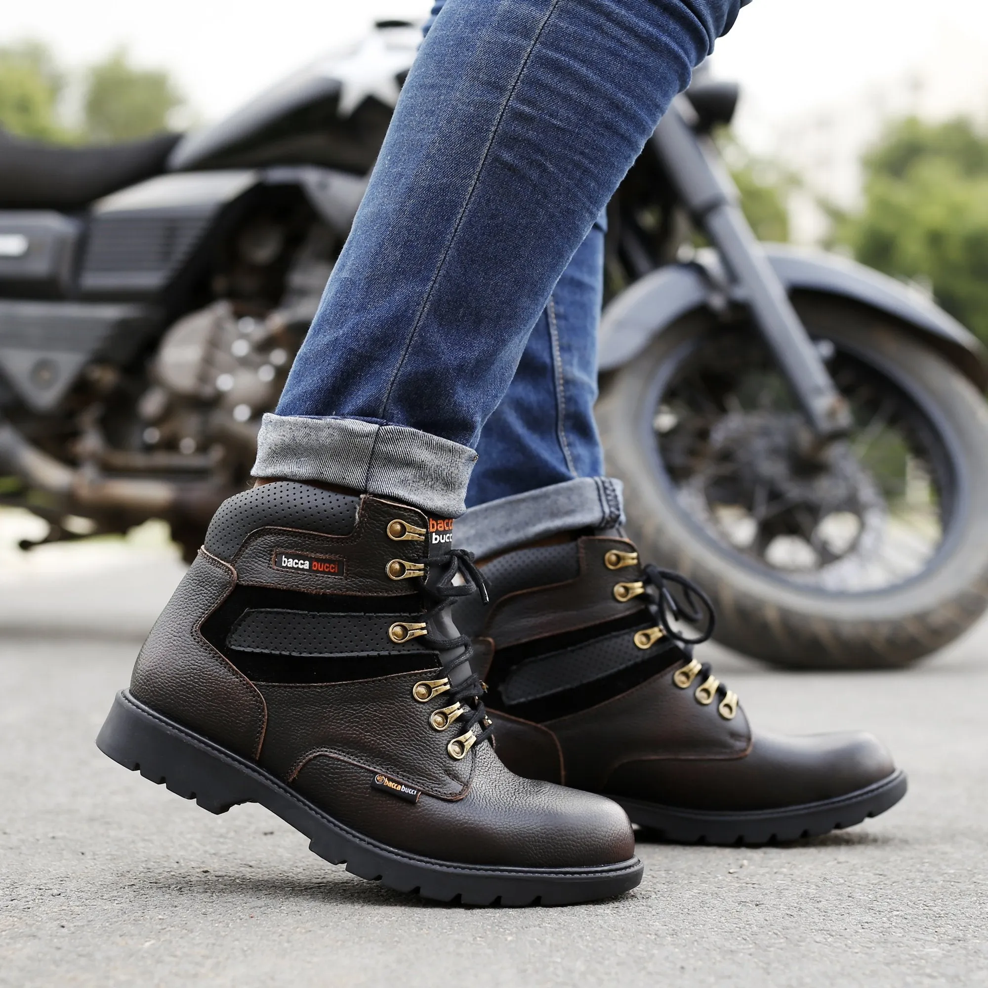 Bottes à embout d'acier Bacca Bucci