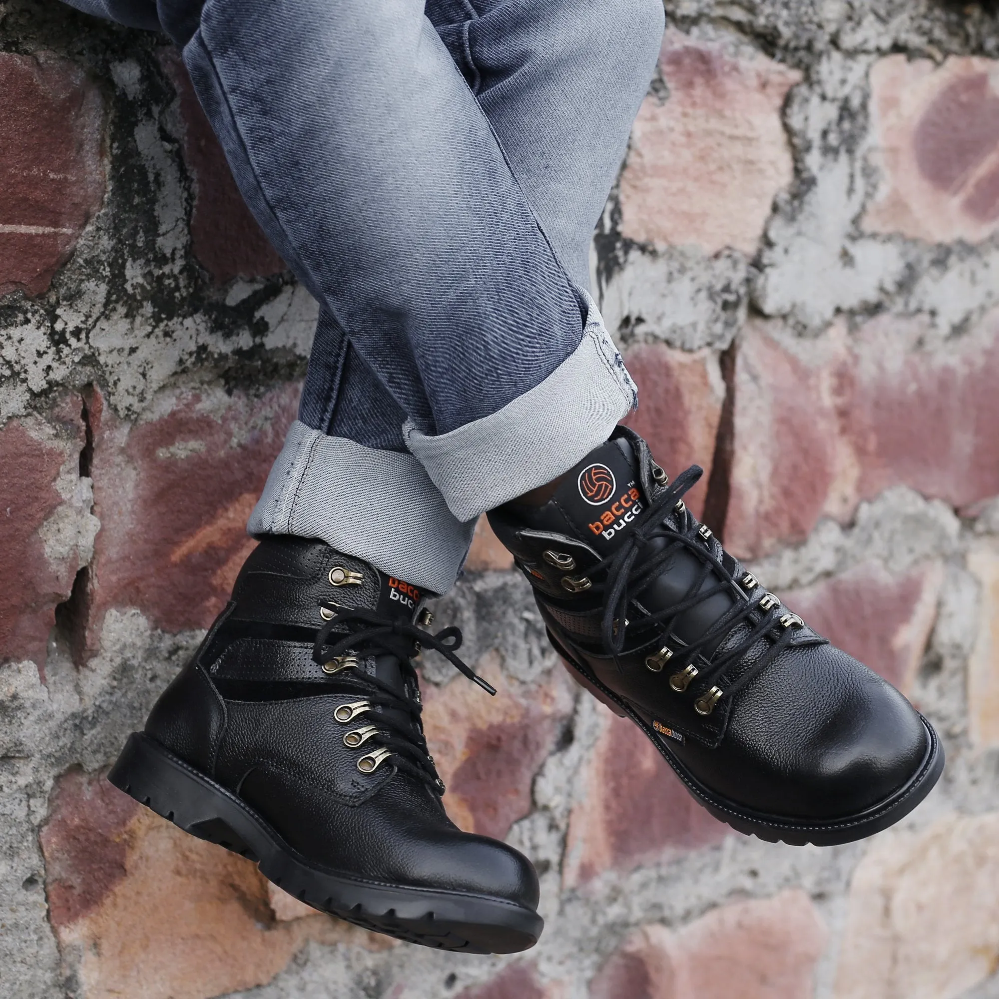 Bottes à embout d'acier Bacca Bucci