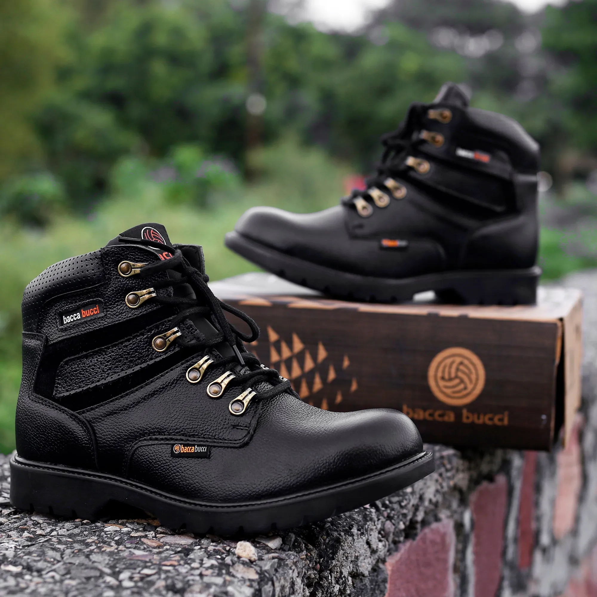 Bottes à embout d'acier Bacca Bucci