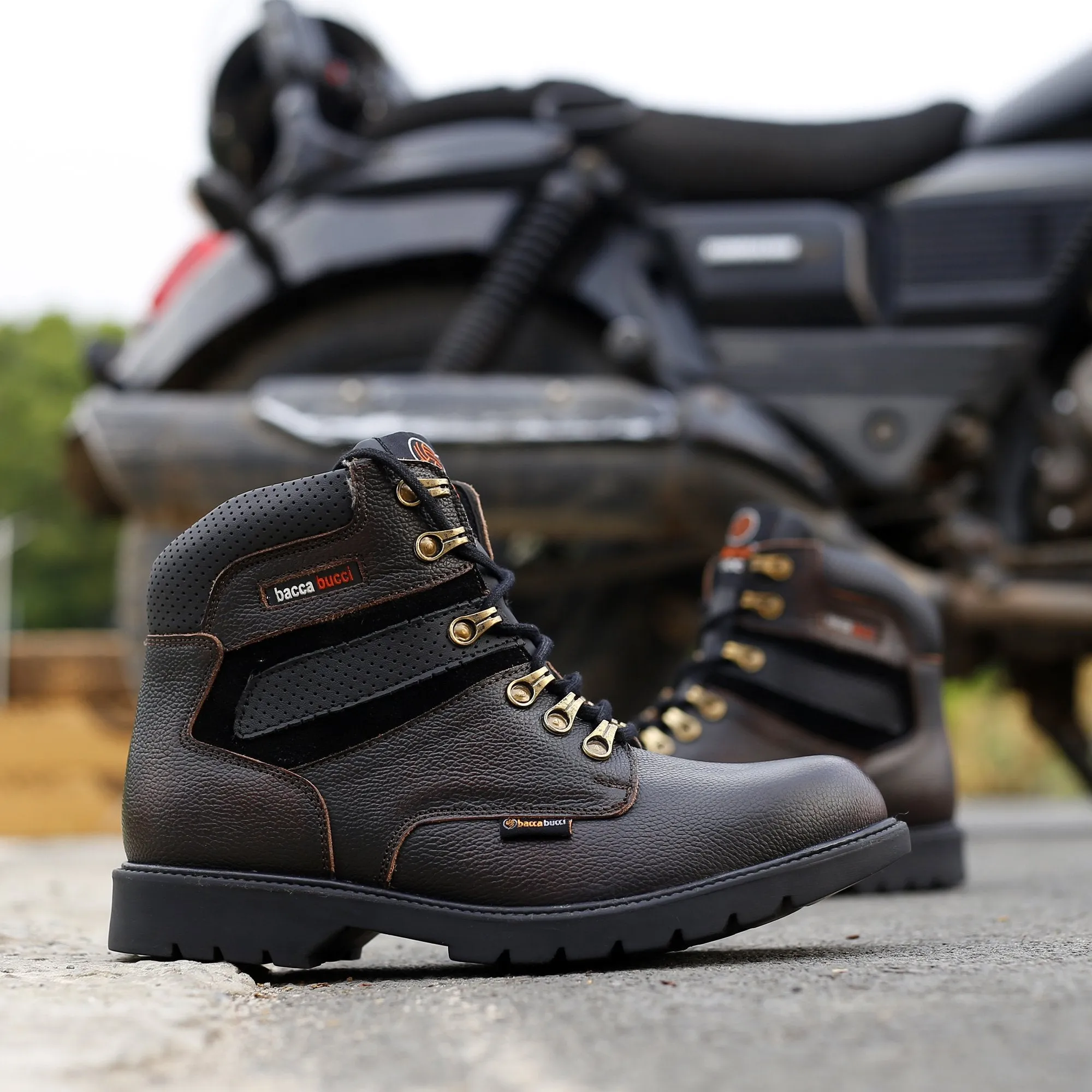 Bottes à embout d'acier Bacca Bucci